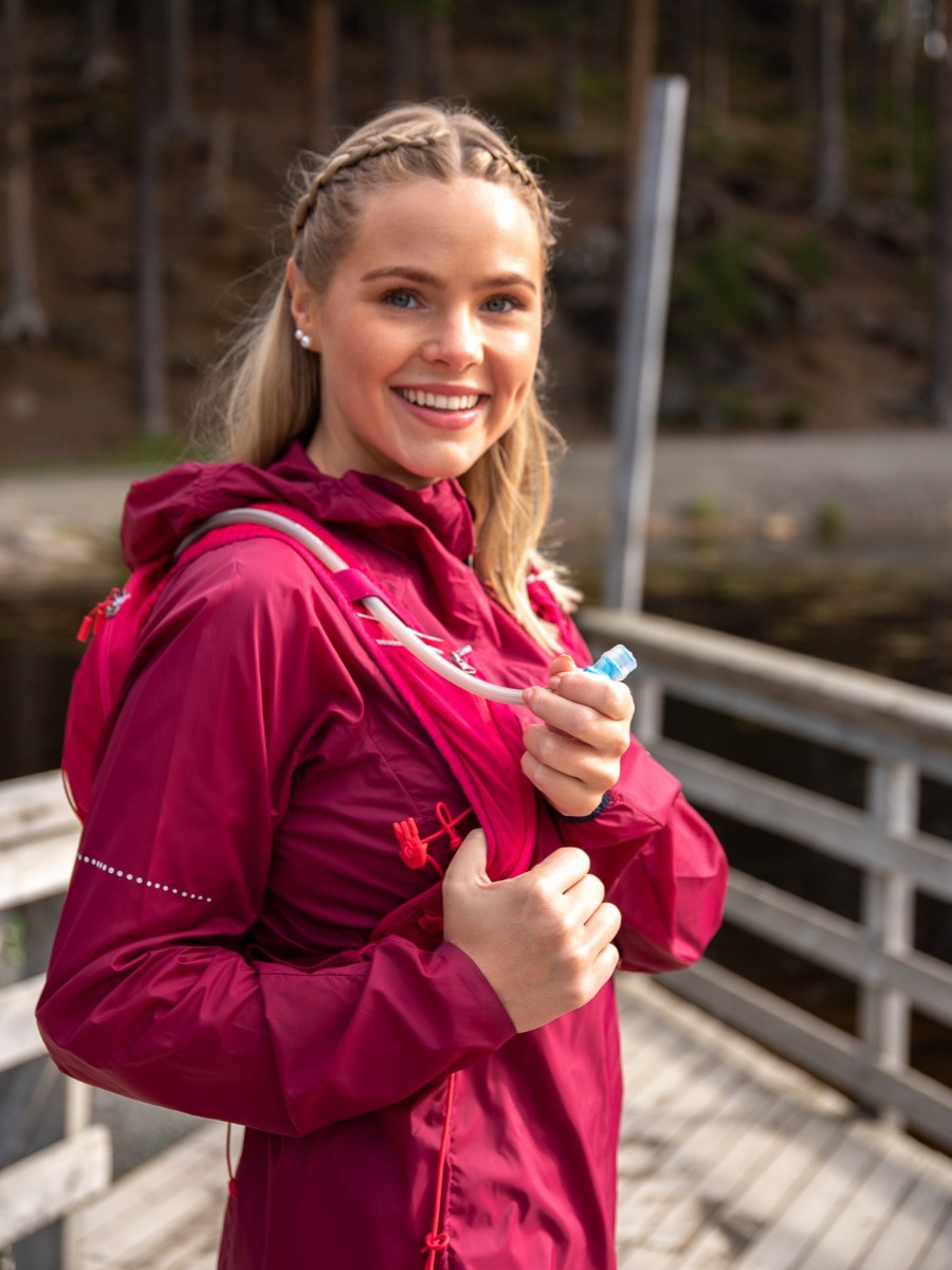 Bergans Fløyen W Sekk 4L Bougainvillea / Strawberry / White