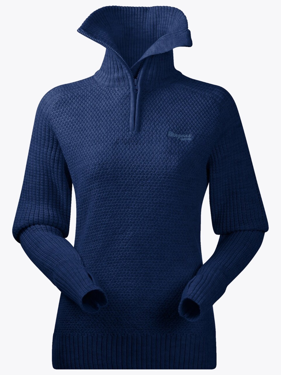 Bergans Ulriken Jumper Dark Riviera Blue Melange