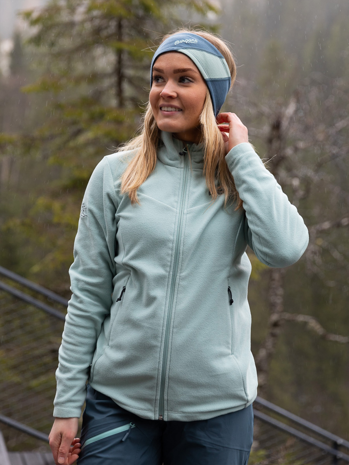 Bergans Finnsnes Fleece Jacket Misty Forest