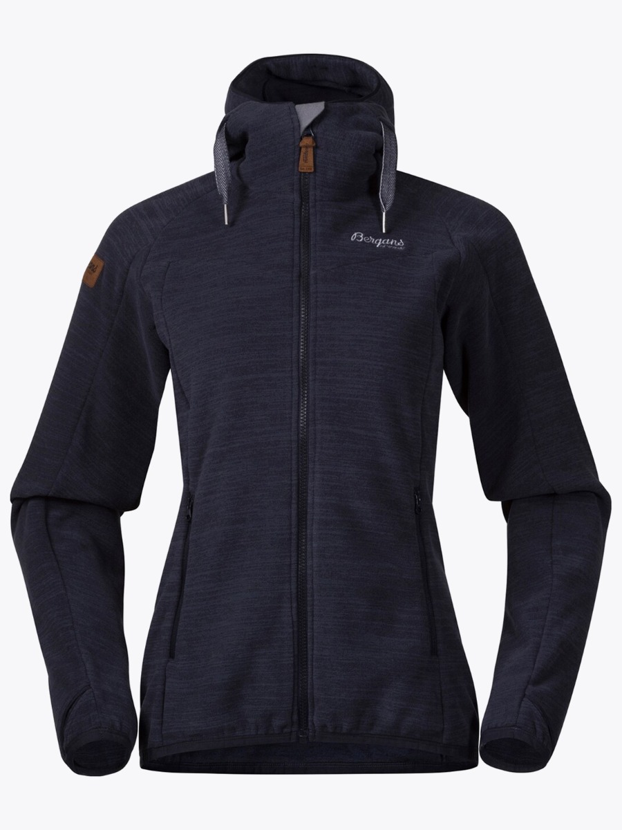 Bergans Hareid Fleece Jacket Dark Navy Melange