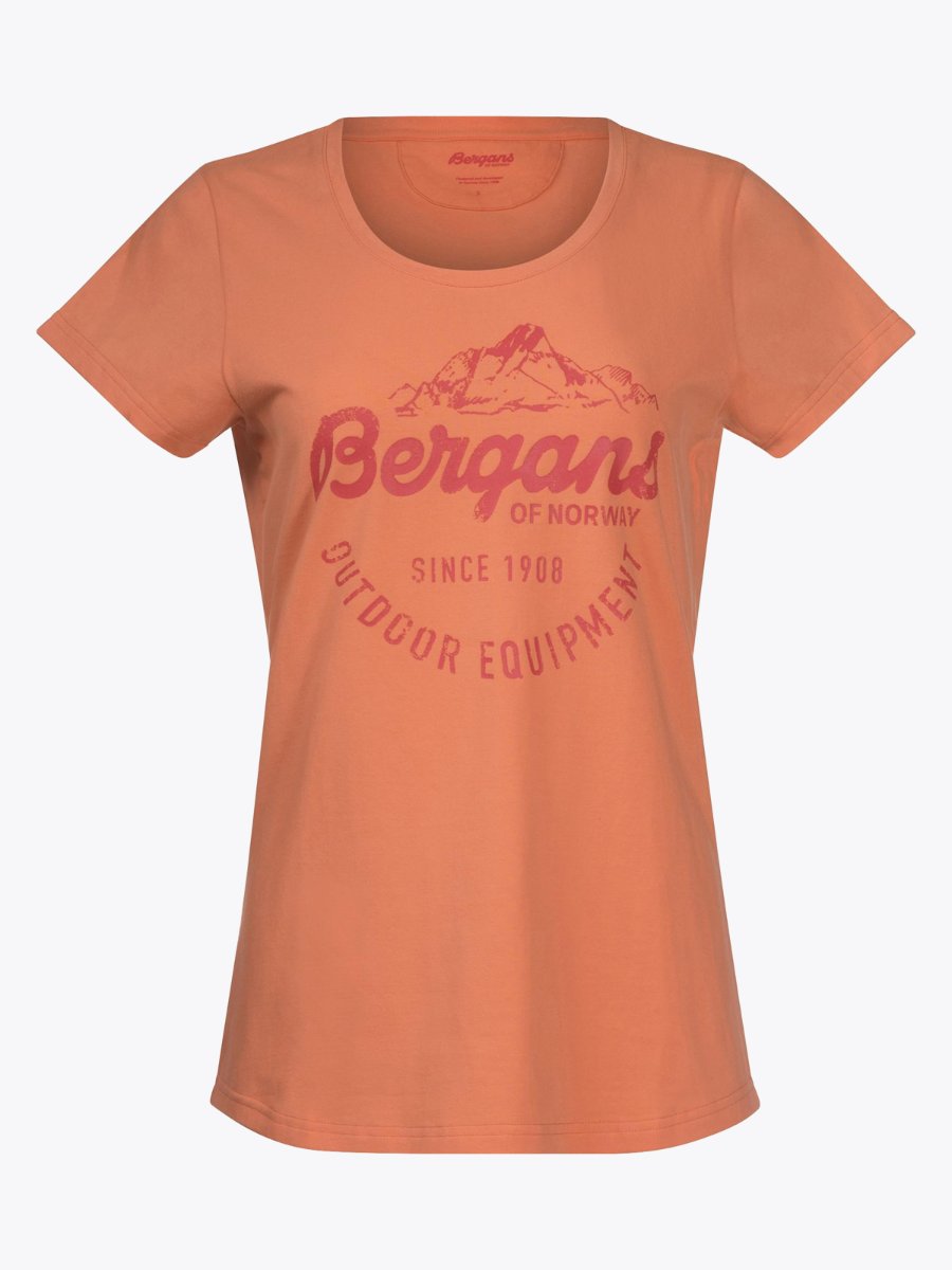 Bergans Classic Tee Cantaloupe / Brick