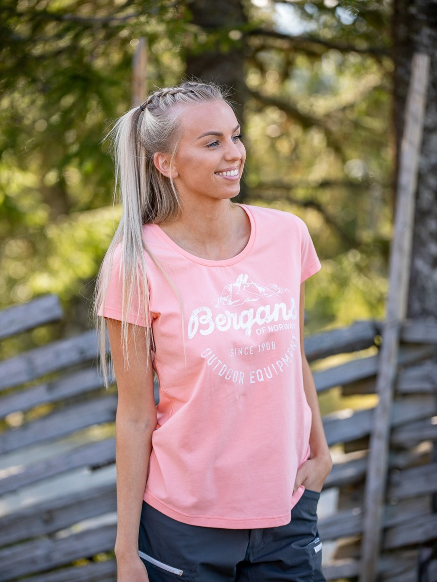 Bergans Classic Tee Peach Pink
