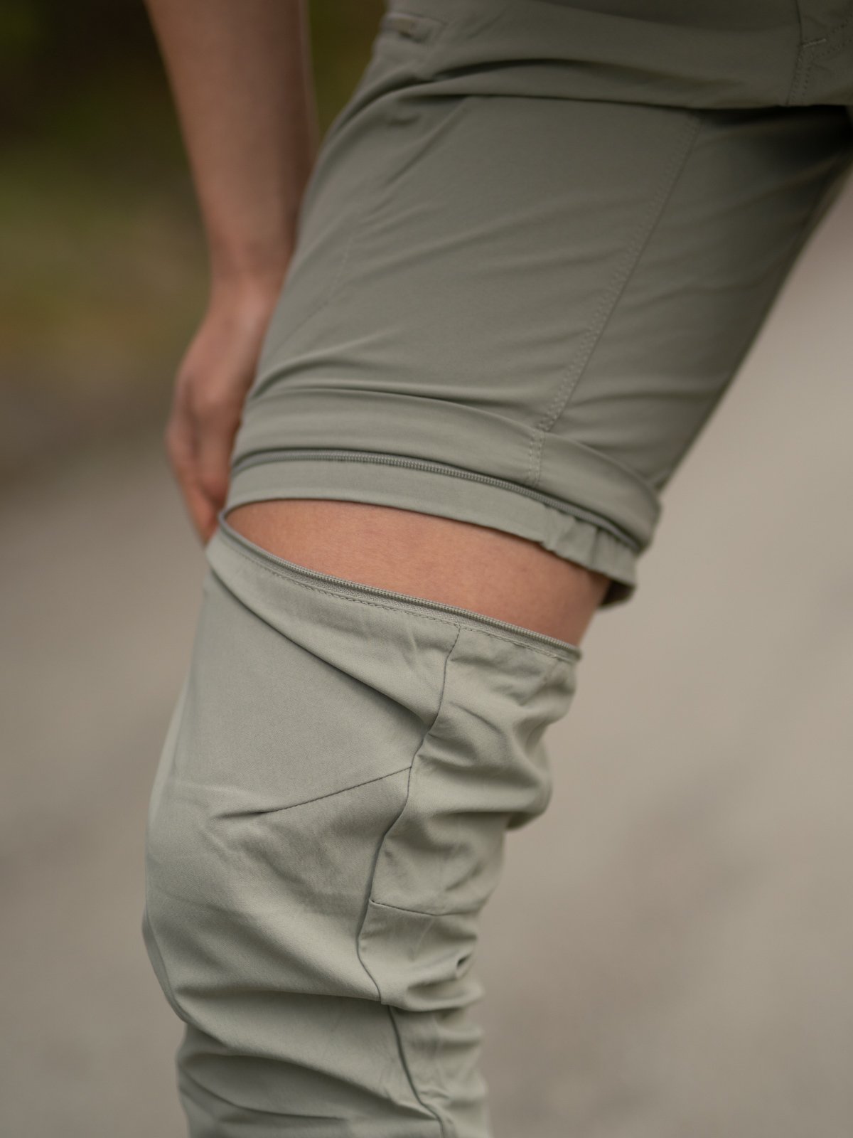 Bergans Utne Zip Off Pant Light Green Mud