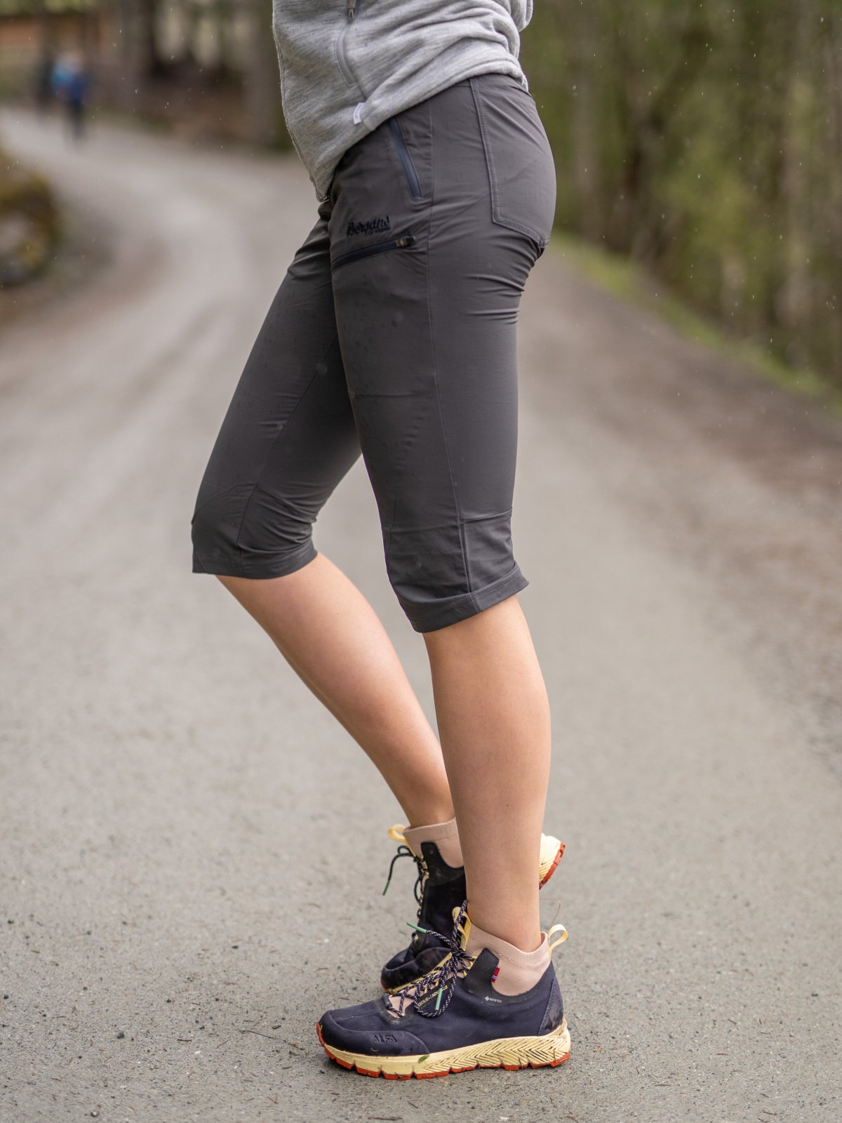 Bergans Tyin 3/4 Pant Solid Charcoal