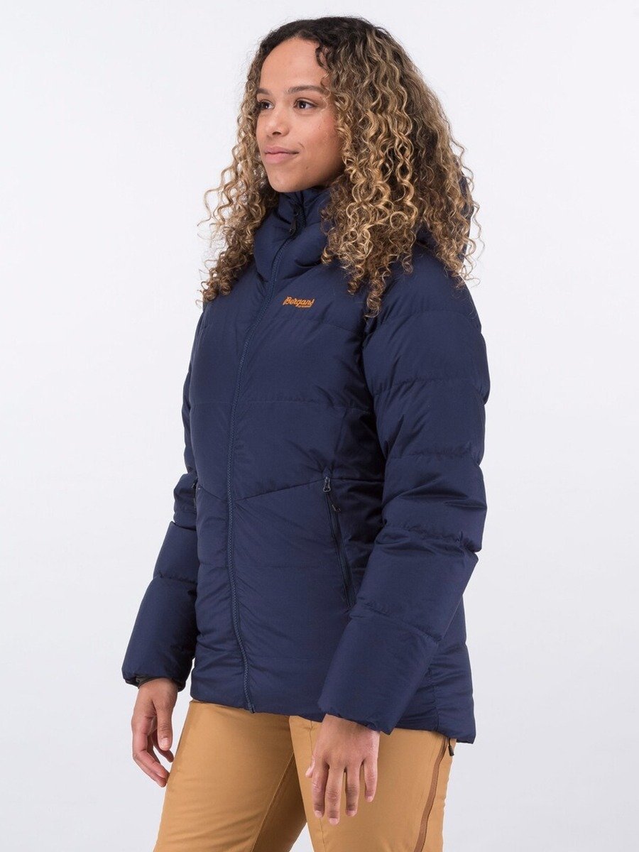 Bergans Røros Down Jkt Navy / Inca Gold