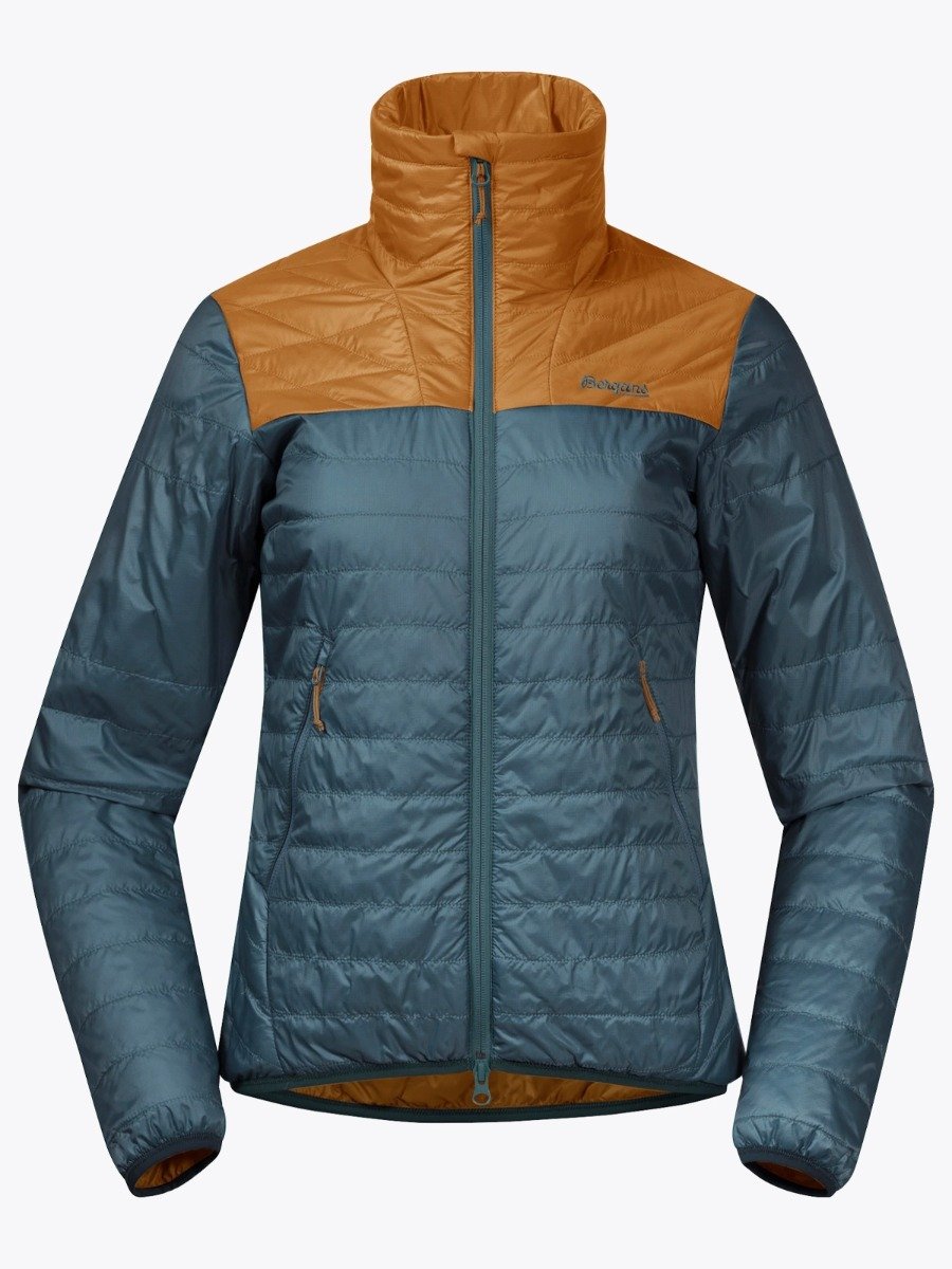 Bergans Røros Light Insulated Jacket Forest Frost / Light Inca Gold