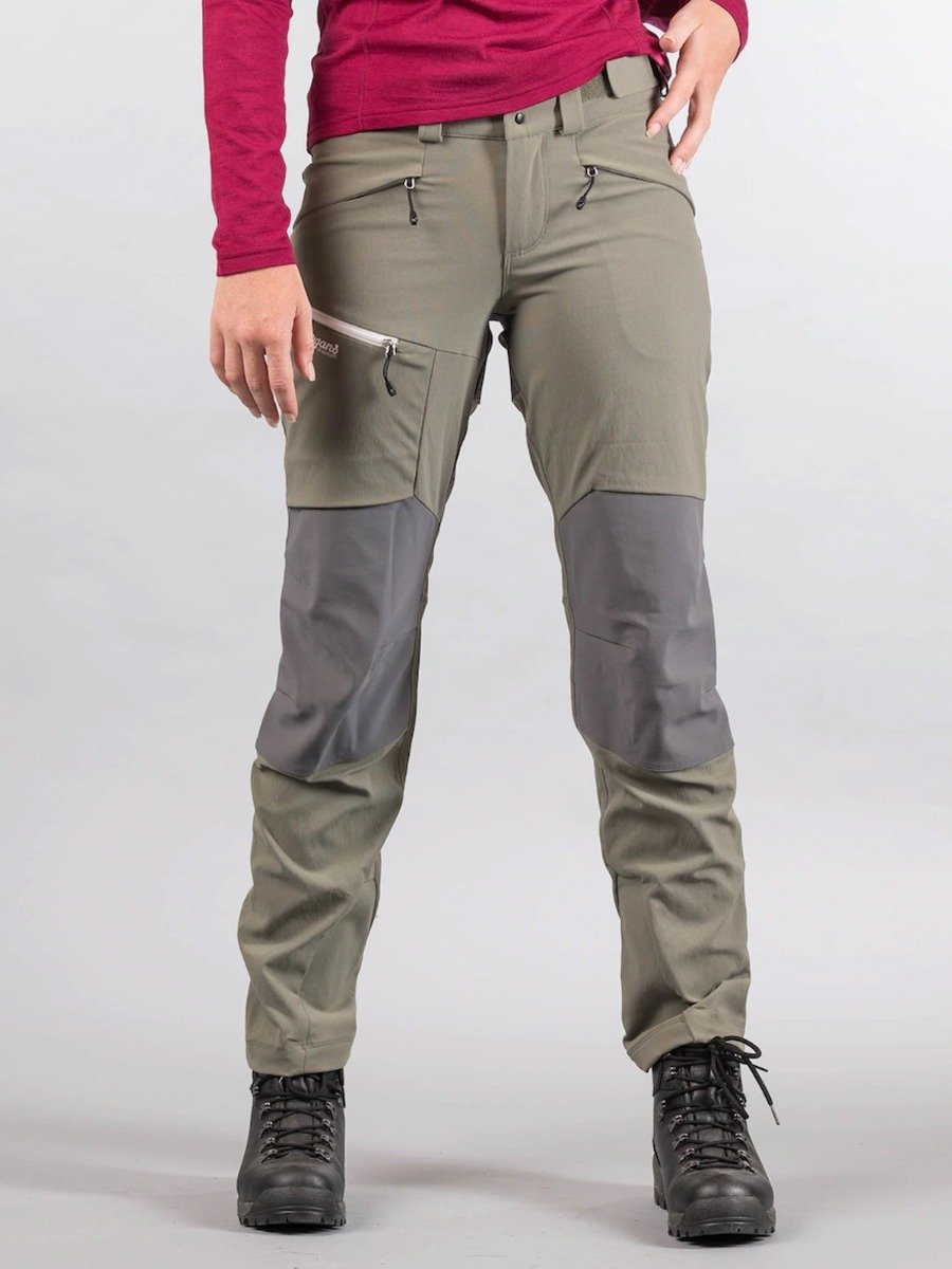 Bergans Rabot 365 Hybrid Pants Green Mud / Solid Dark Grey / Silver Grey