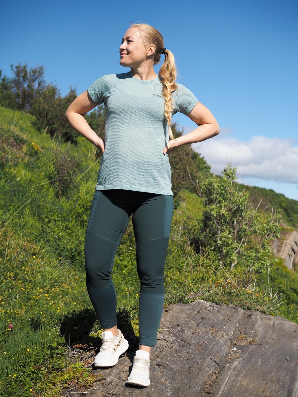 Bergans Fløyen Outdoor Tights Dark Forest Frost