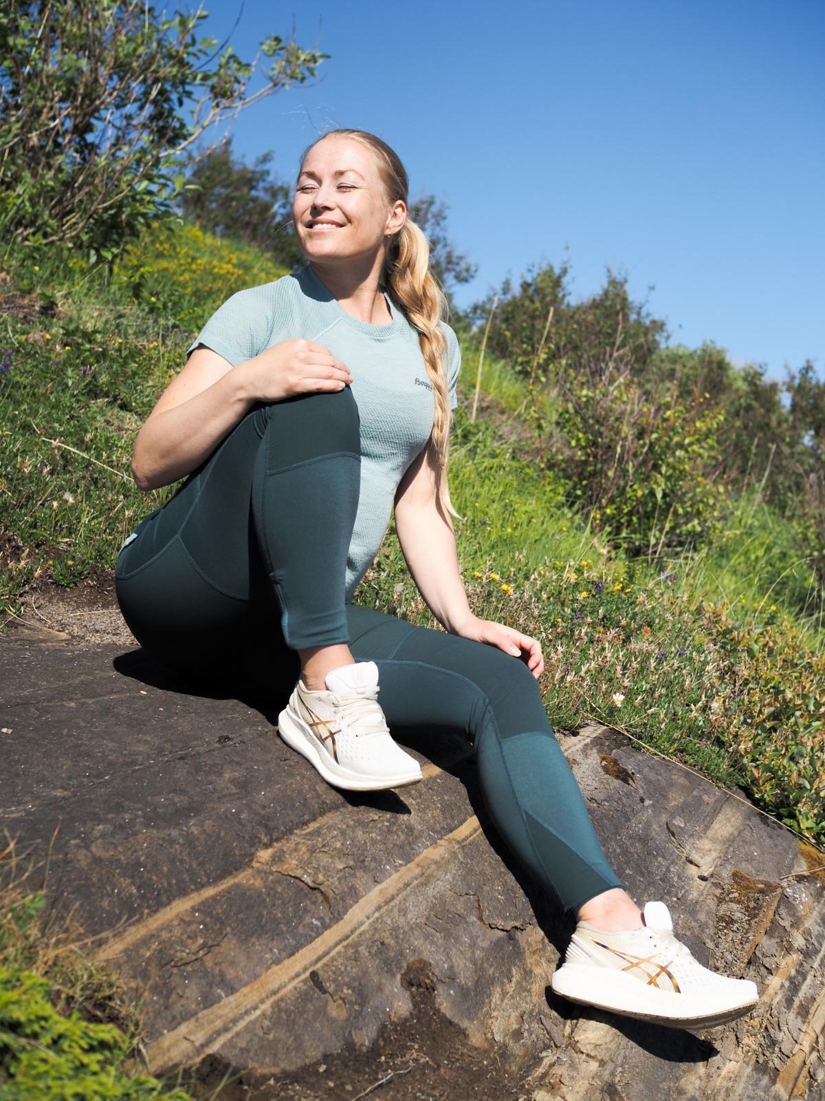 Bergans Fløyen Outdoor Tights Dark Forest Frost