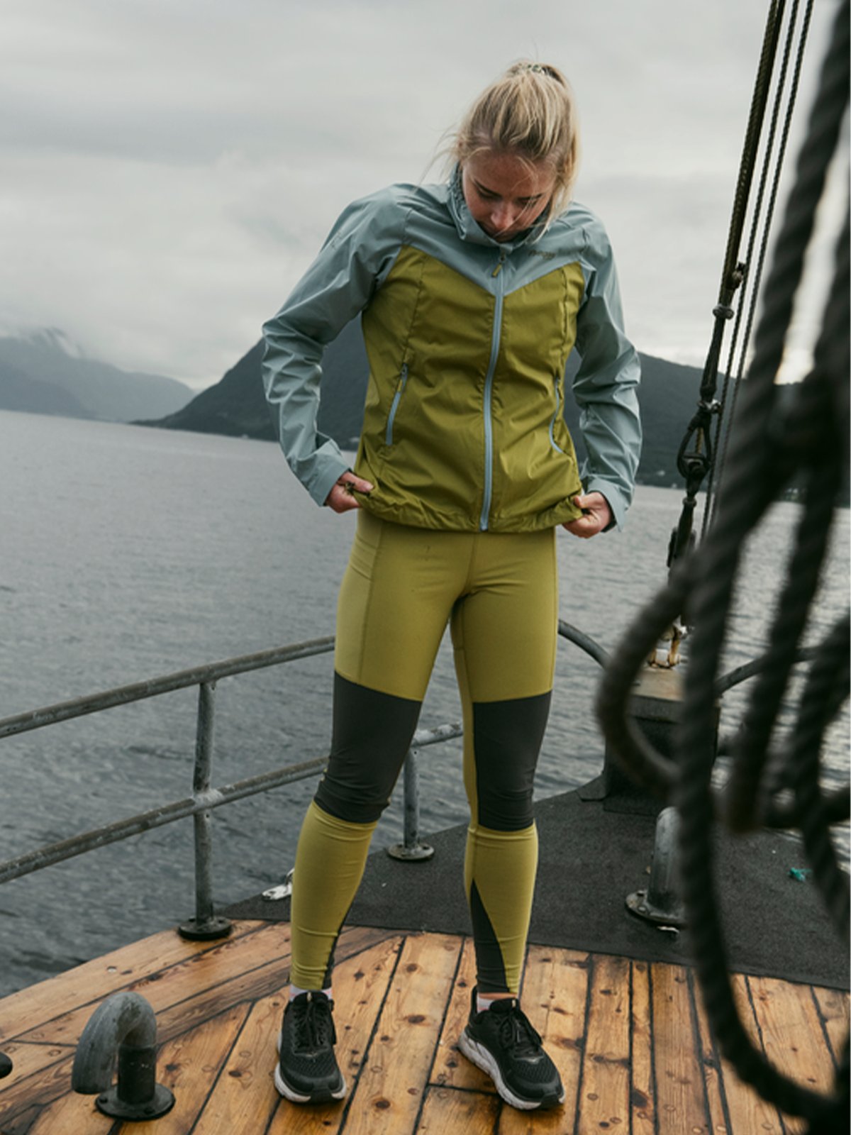 Bergans Fløyen Outdoor Tights Olive Green