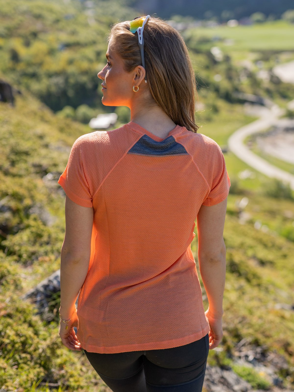 Bergans Fløyen Wool Tee Cantaloupe