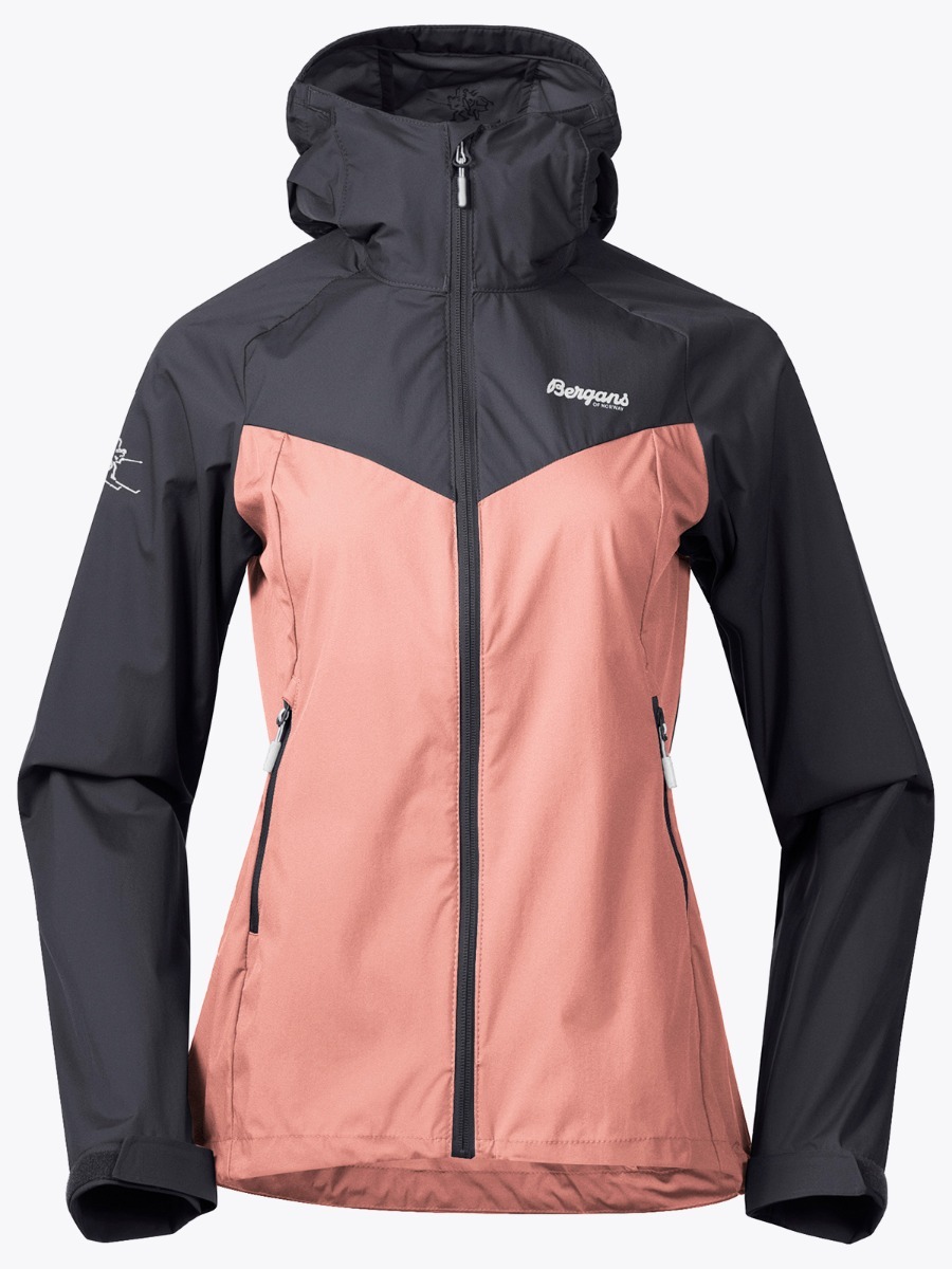 Bergans Microlight Jacket Peach Pink/ Solid Dark Grey