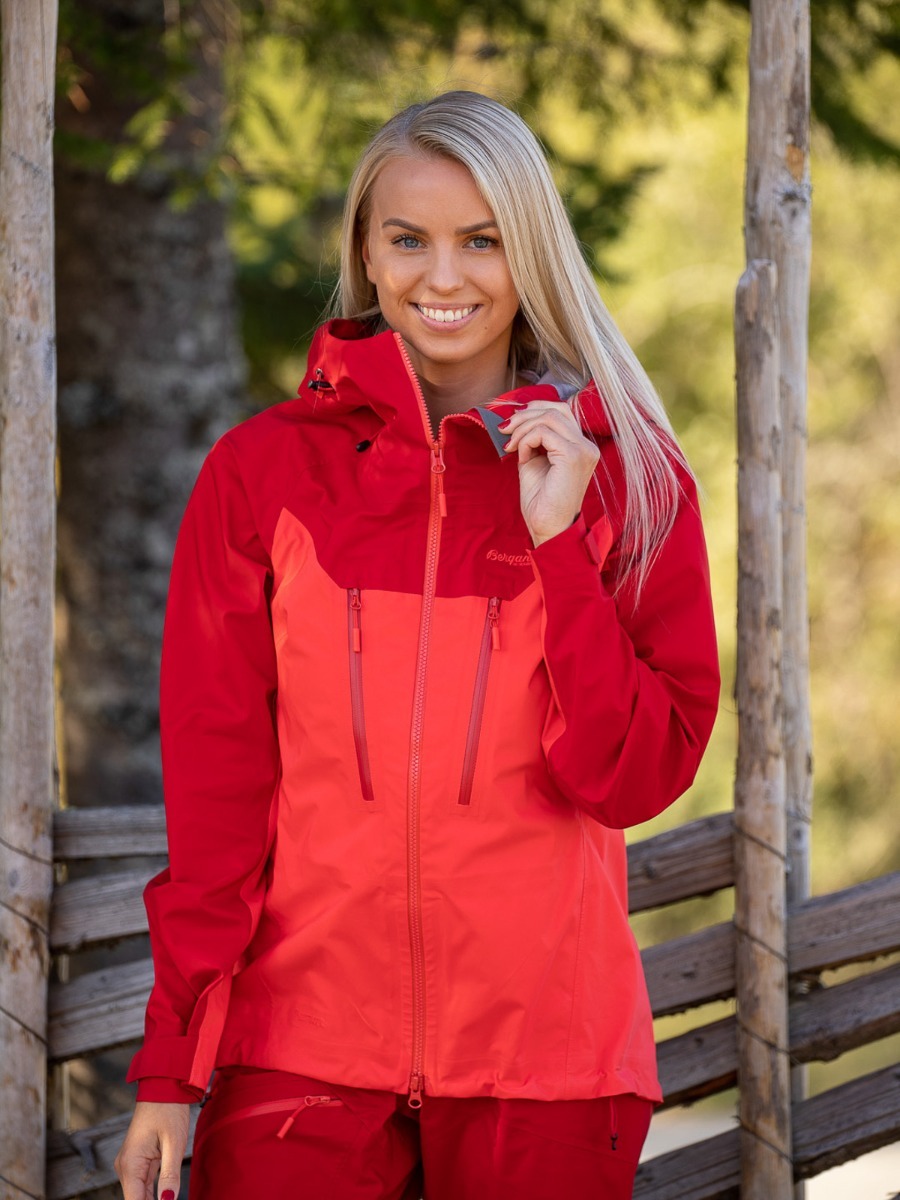 Bergans Cecilie 3L Jacket Light Dahlia Red / Dahlia Red
