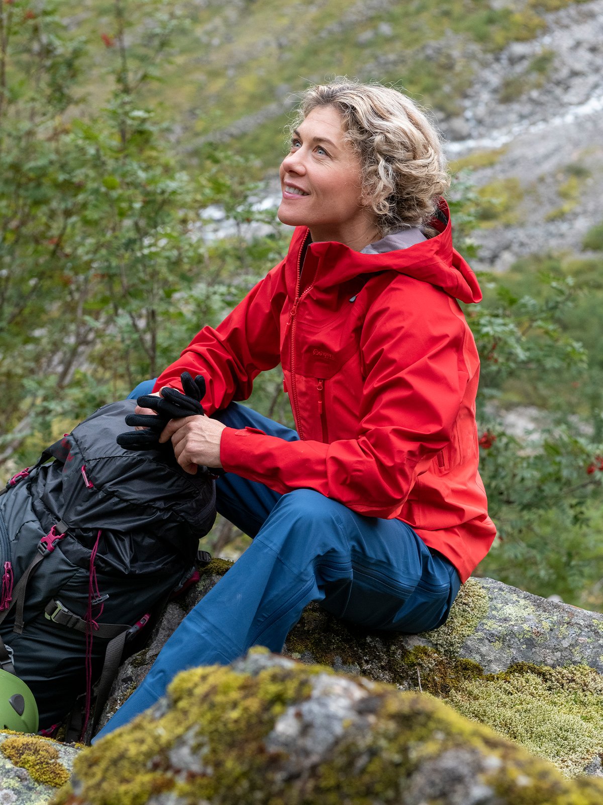 Bergans Cecilie 3L Jacket Energy Red / Red Leaf