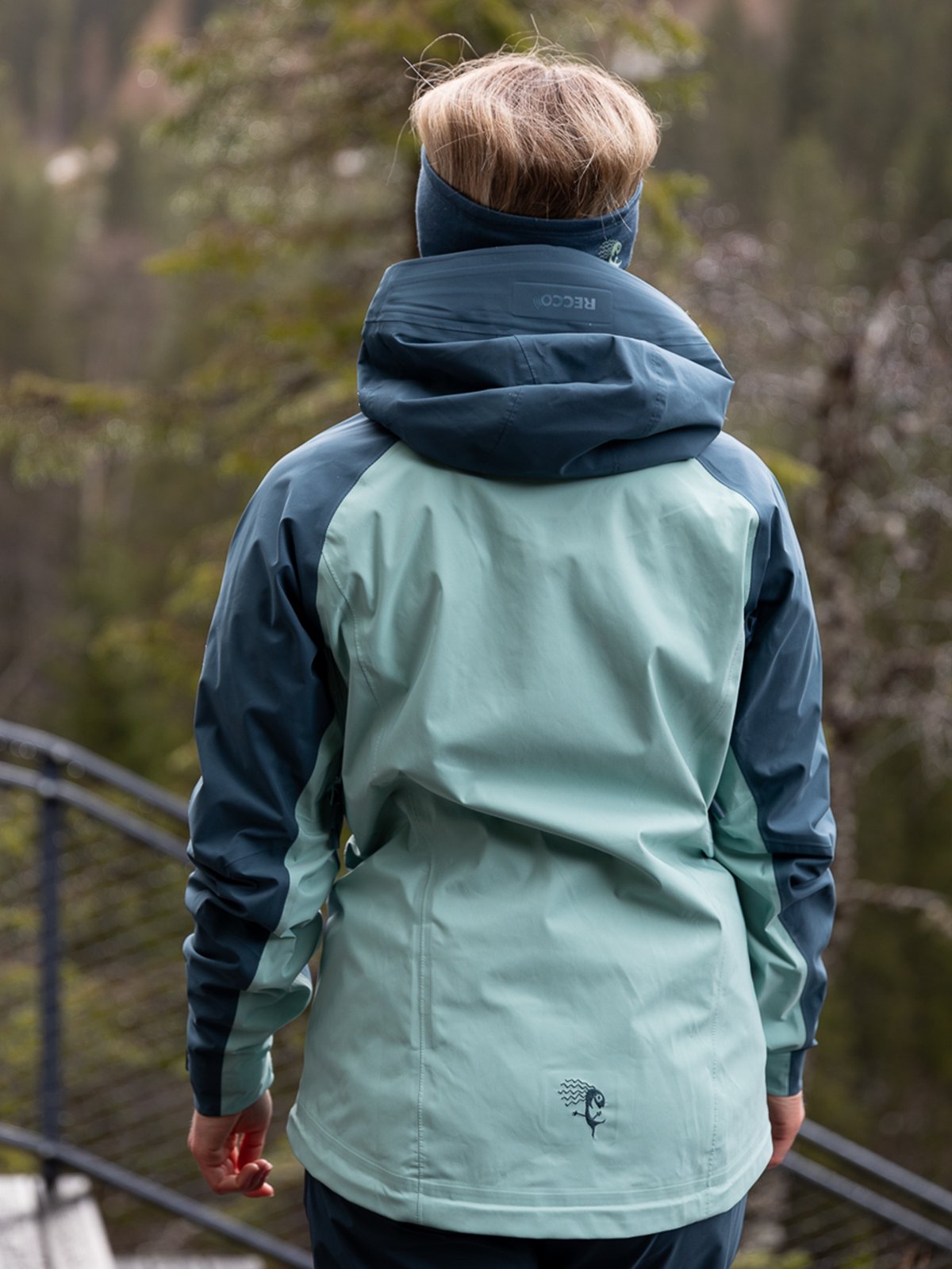 Bergans Cecilie 3L Jacket Misty Forest / Orion Blue