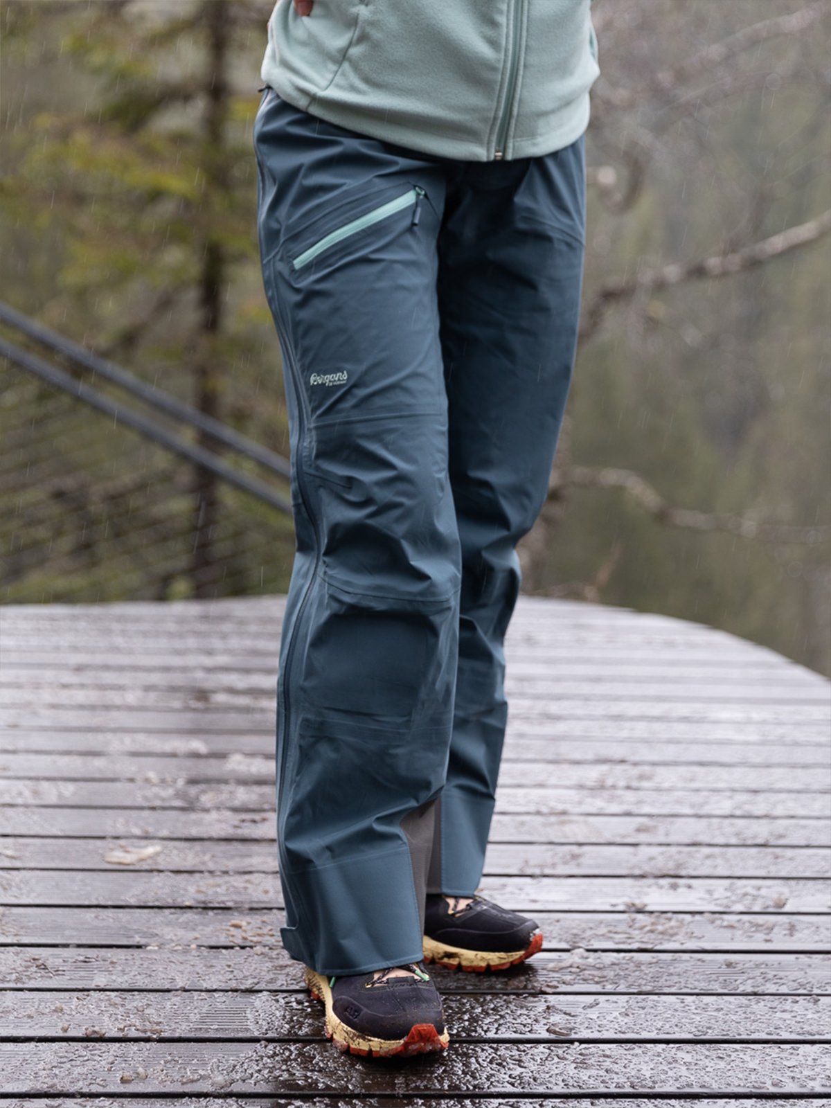 Bergans Cecilie 3L Pant Orion Blue / Misty Forest