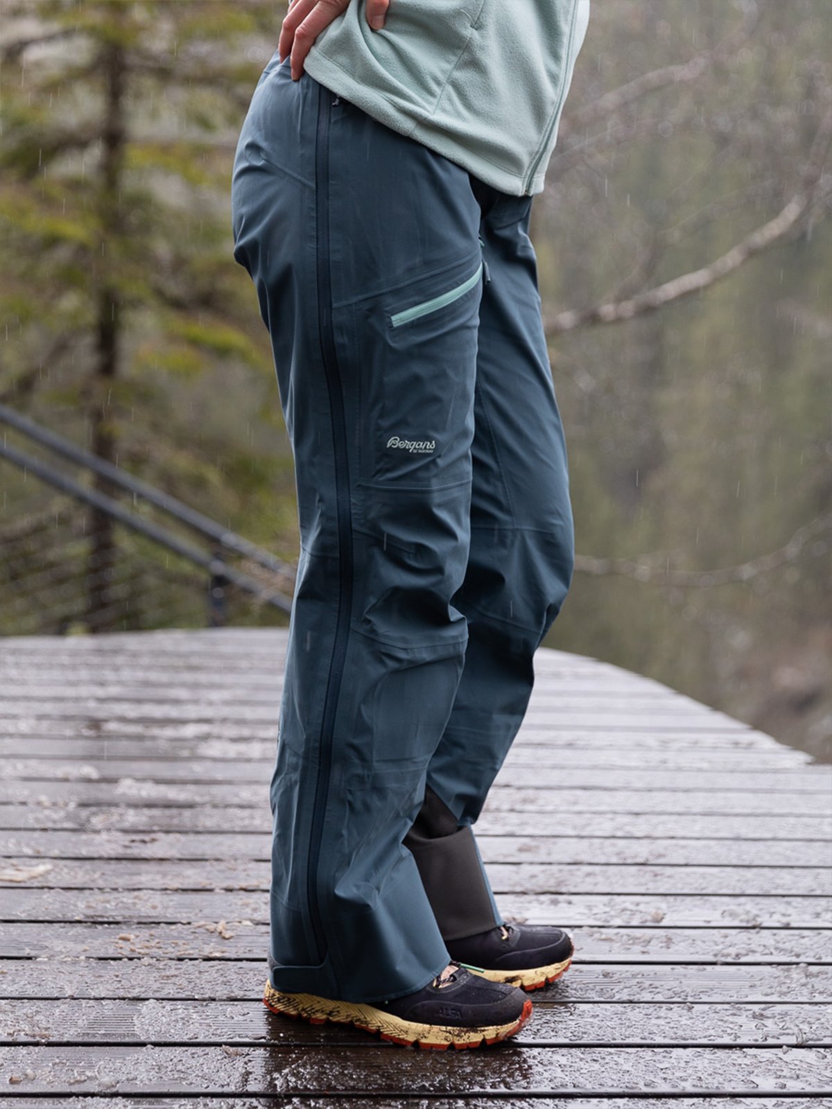 Bergans Cecilie 3L Pant Orion Blue / Misty Forest