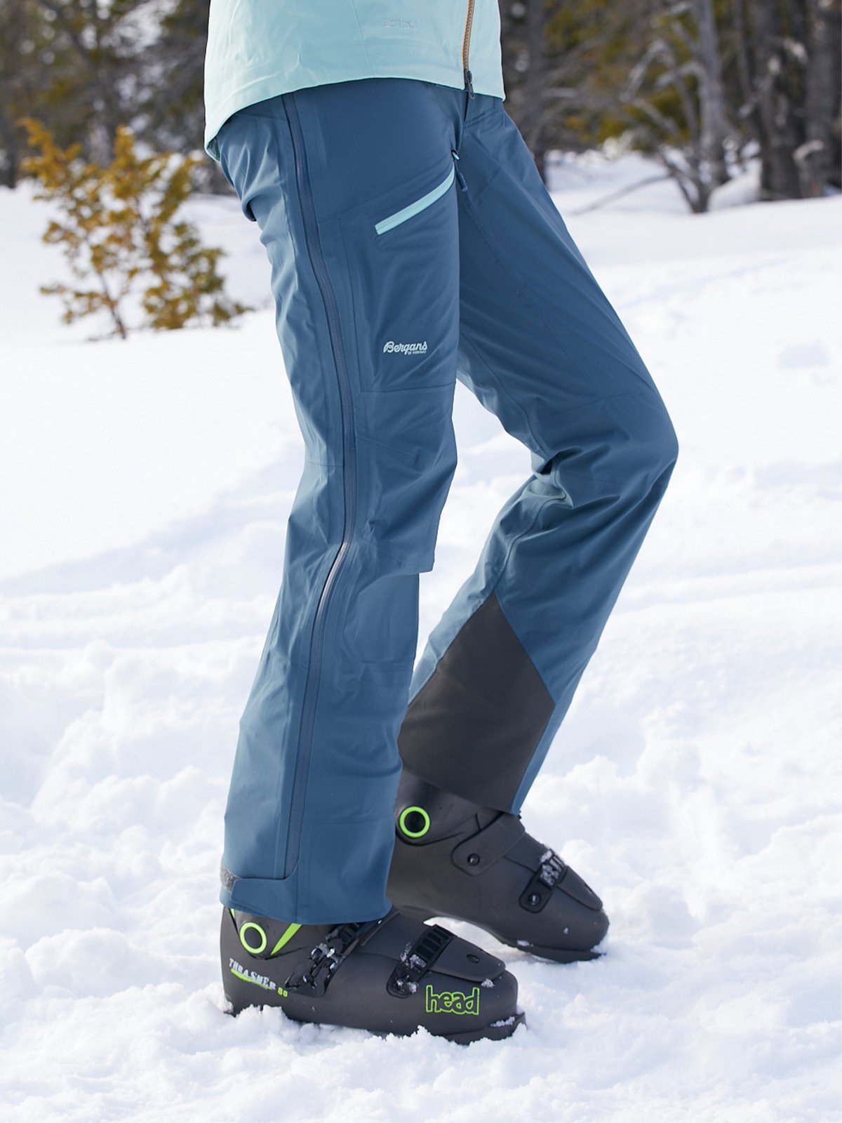 Bergans Cecilie 3L Pant Orion Blue / Misty Forest