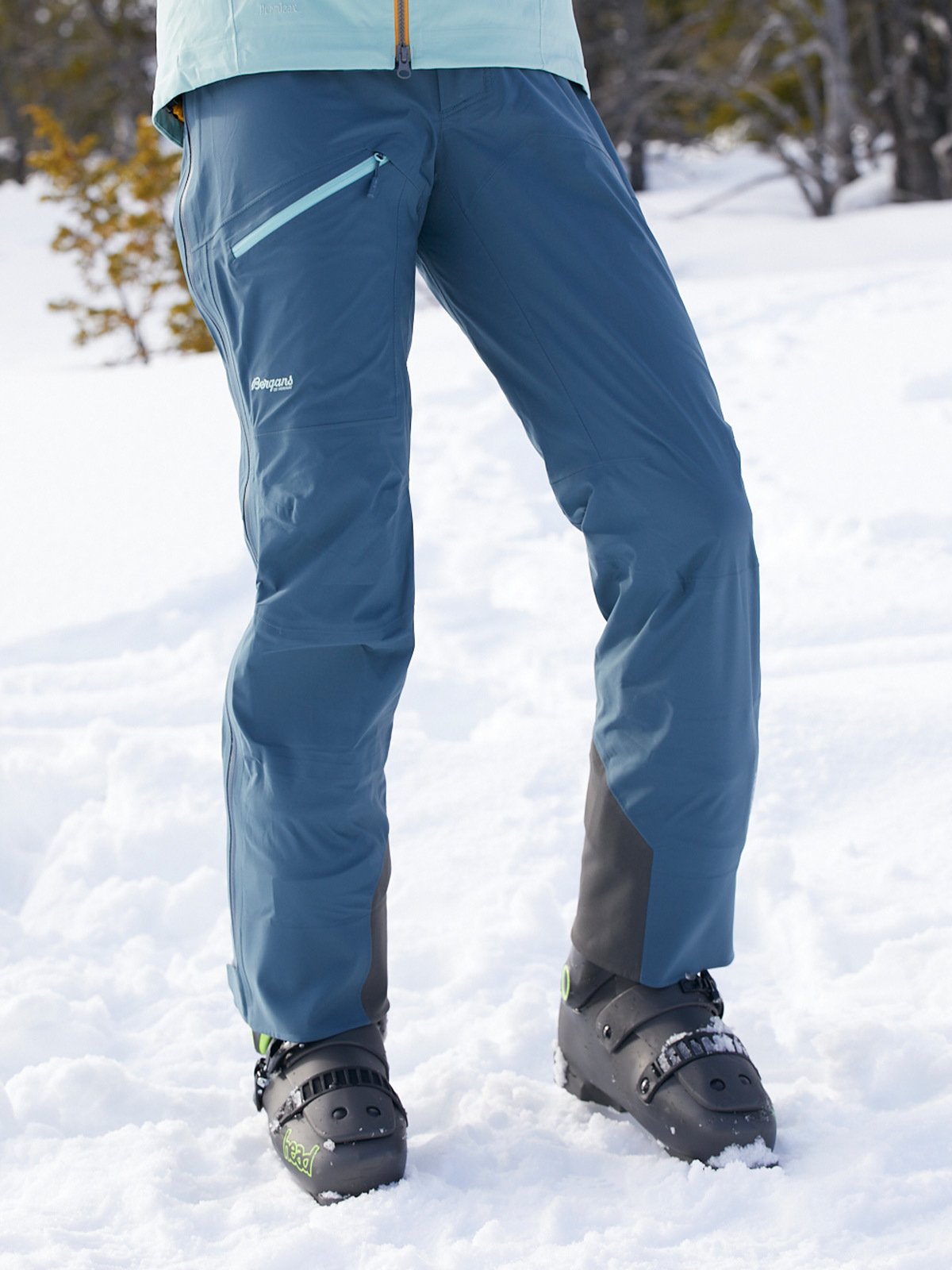 Bergans Cecilie 3L Pant Orion Blue / Misty Forest