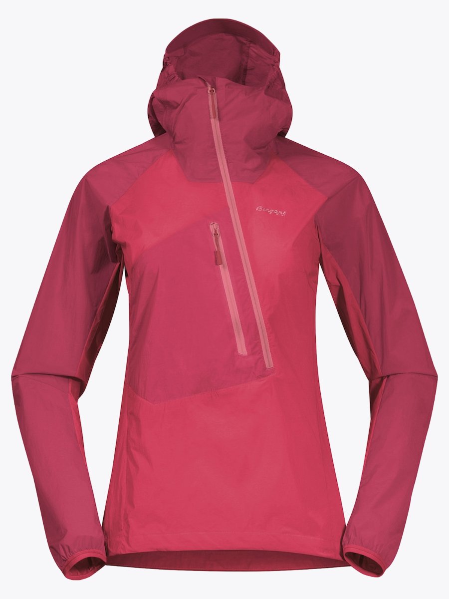 Bergans Cecilie Wind Anorak Creamy Rouge / Dark Creamy Rouge