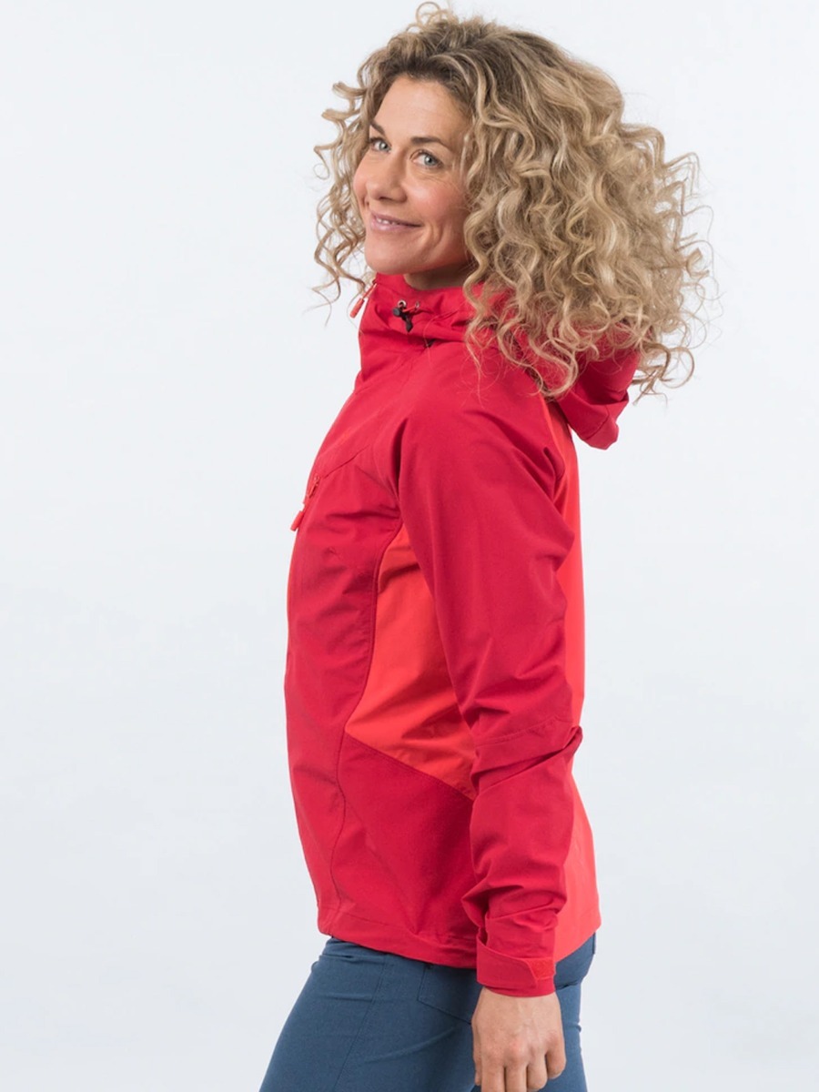 Bergans Cecilie Mountain Softshell Jacket Dahlia Red / Light Dahlia Red
