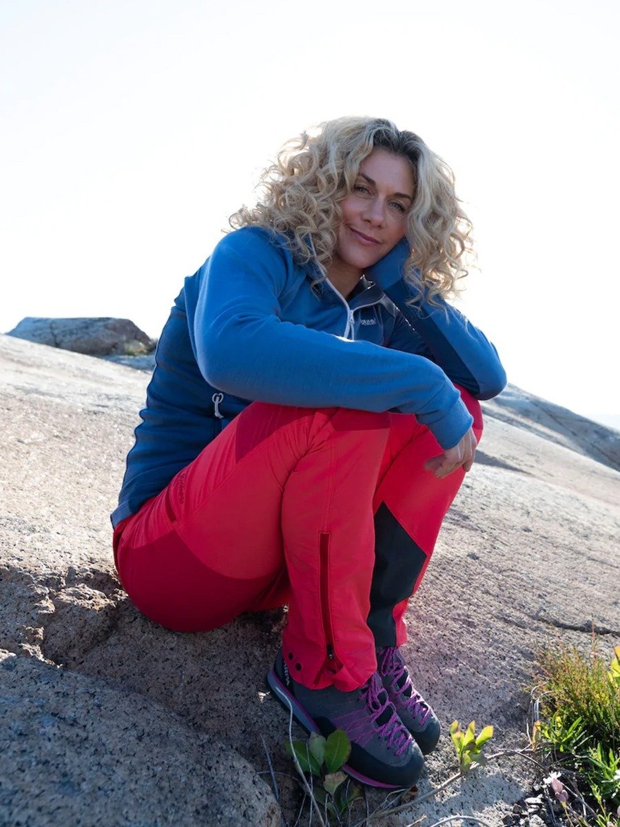 Bergans Cecilie Mountain Softshell Pant Light Dahlia Red / Dahlia Red