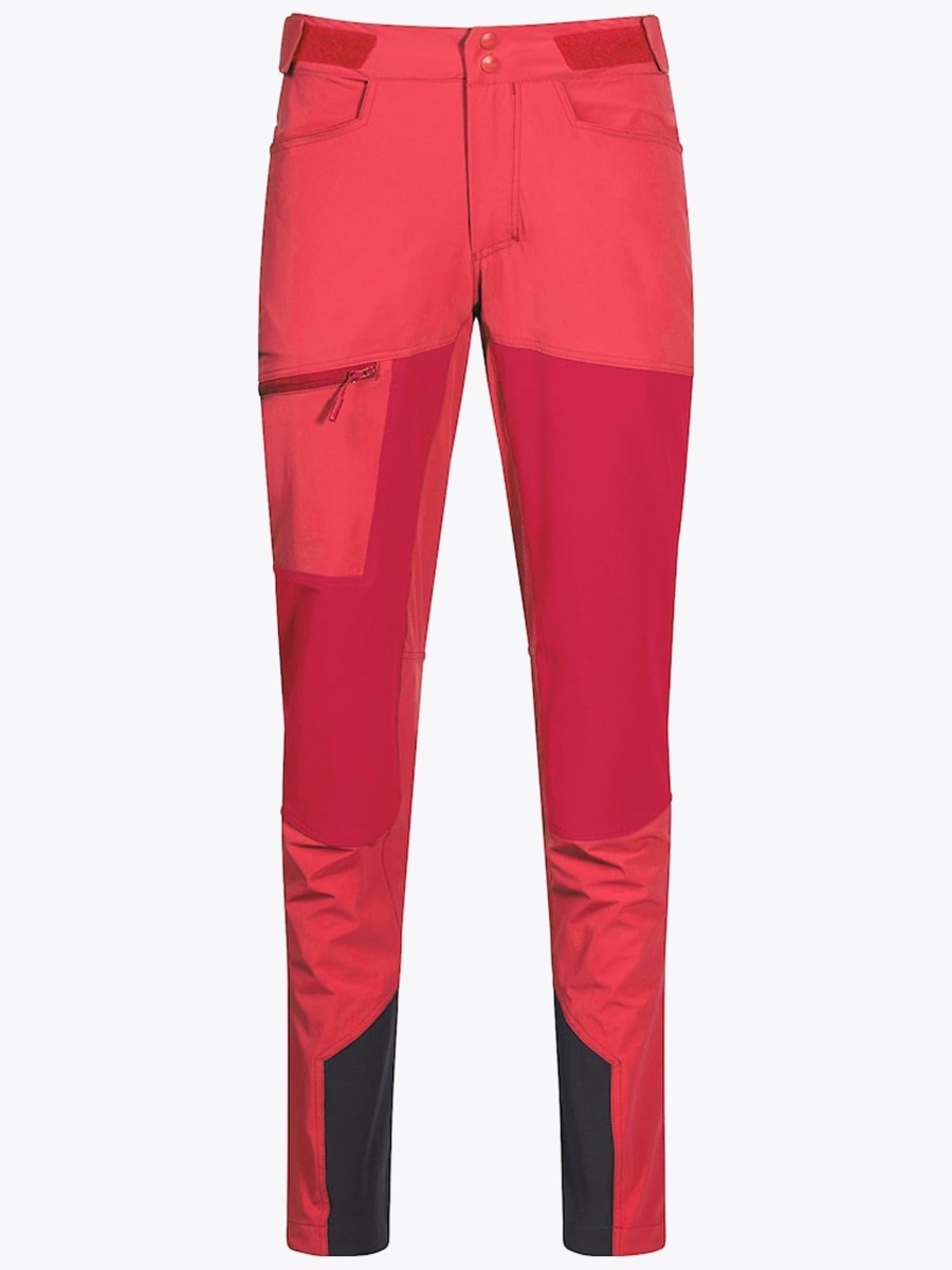 Bergans Cecilie Mountain Softshell Pant Light Dahlia Red / Dahlia Red