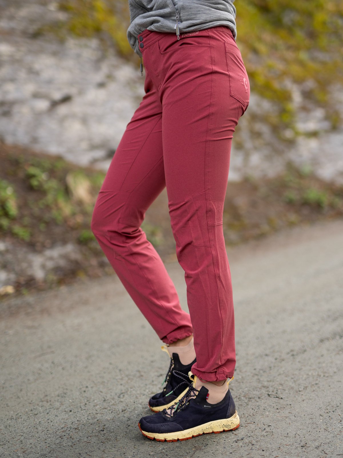 Bergans Cecile Flex Pant Dark Creamy Rouge