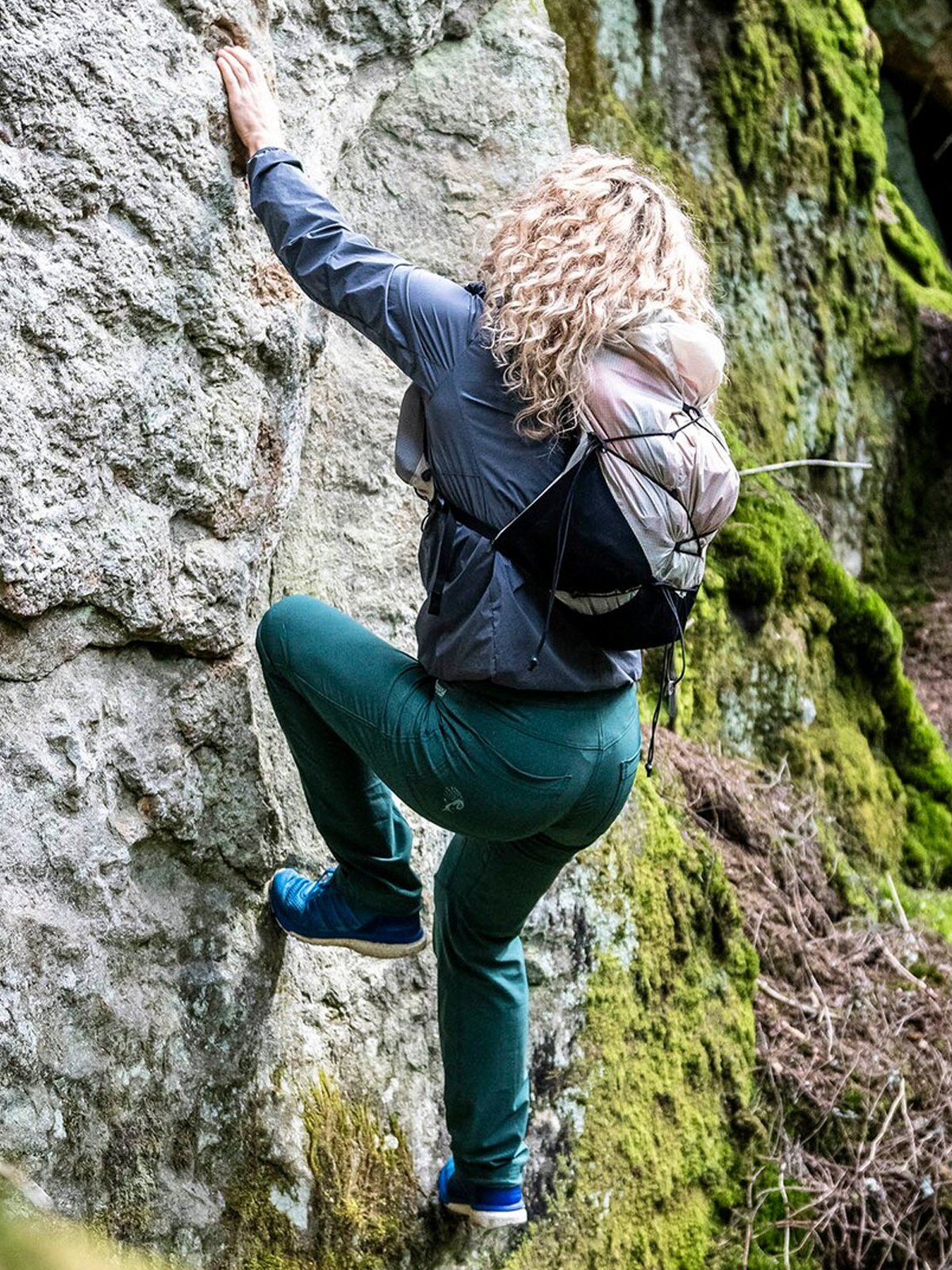 Bergans Cecile Flex Pant Dark Forest Frost