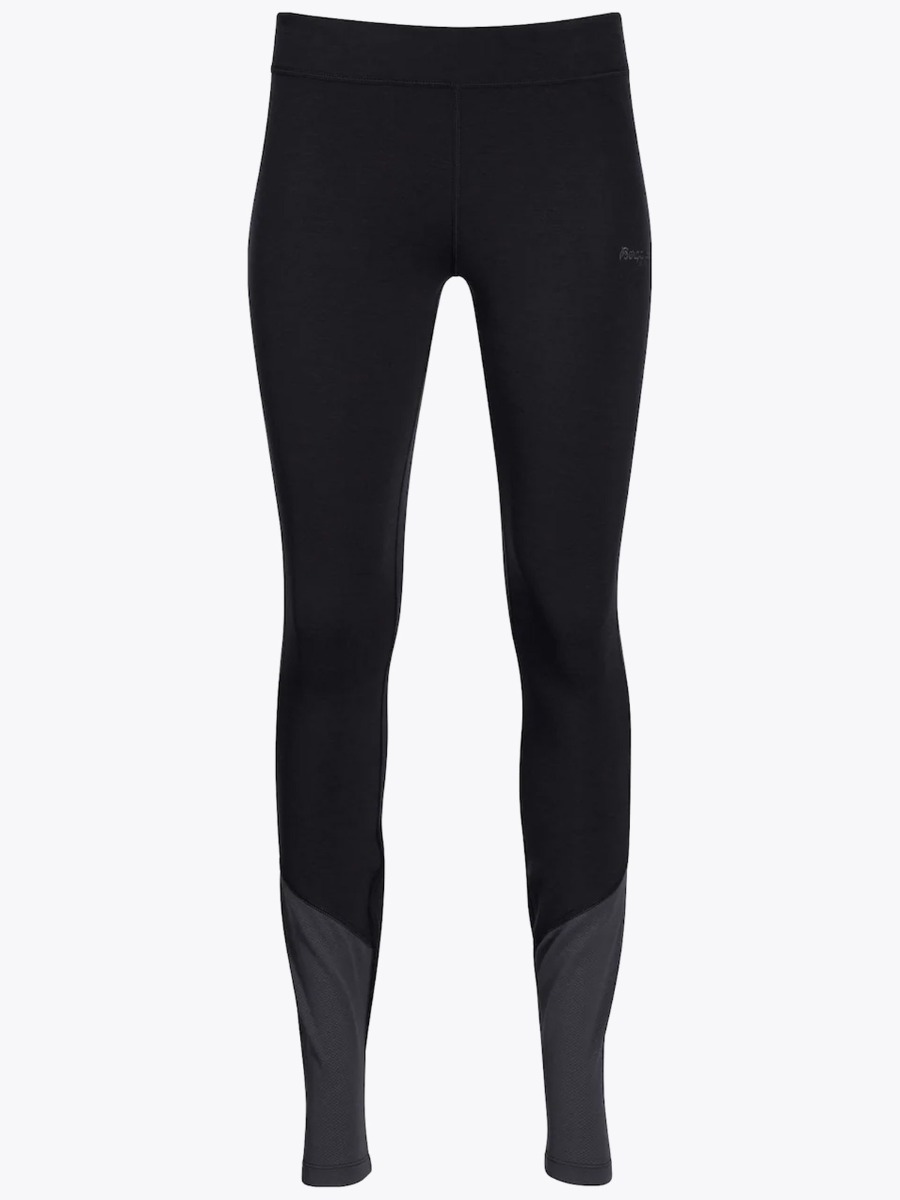 Bergans Cecilie Wool Tights Black / Solid Charcoal