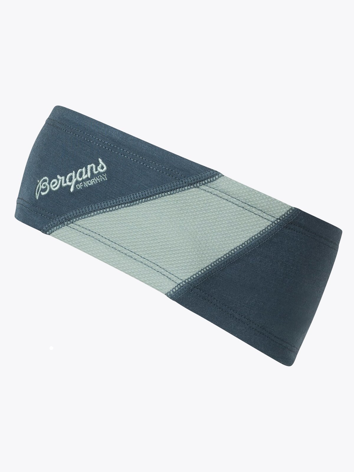 Bergans Cecilie Wool Headband Orion Blue / Misty Forest