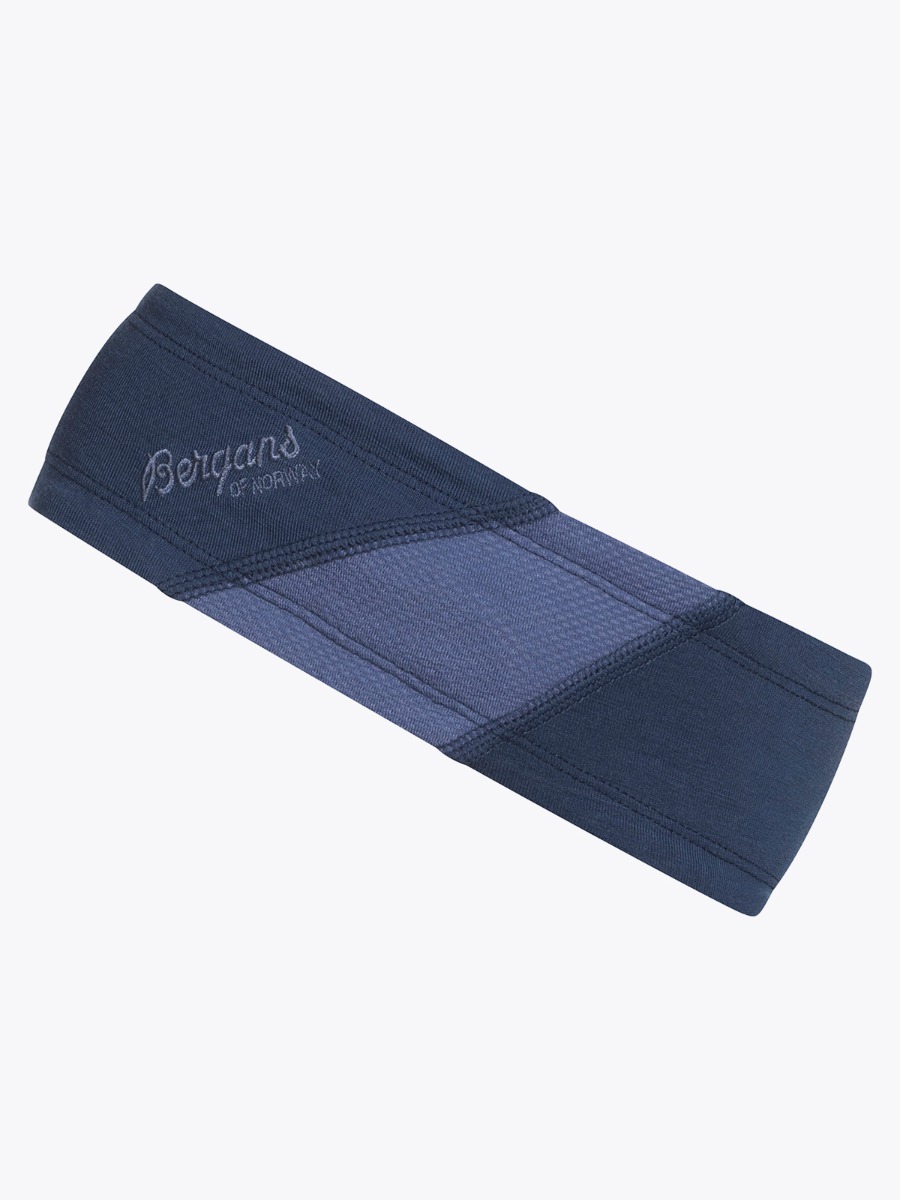 Bergans Cecilie Wool Headband Thunderblue