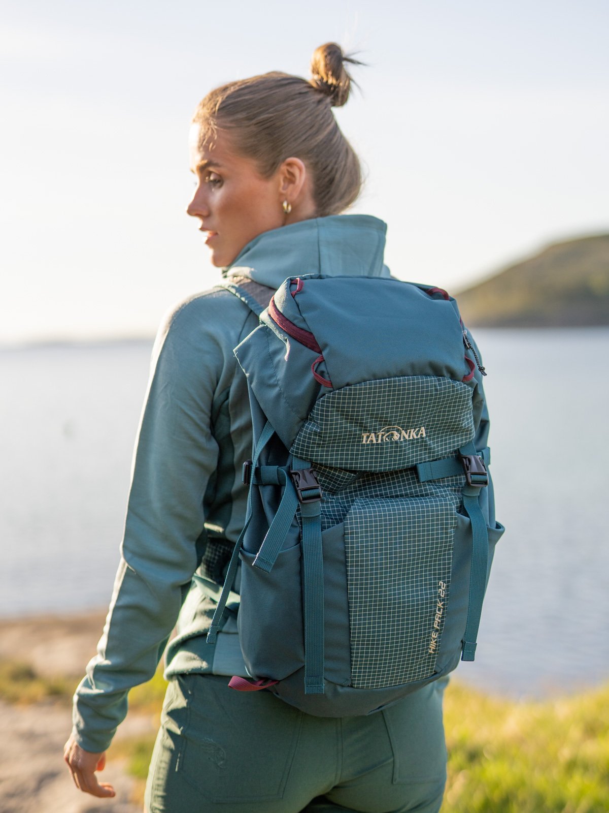 Bergans Cecilie Wool Hood Jacket Light Forest Frost / Forest Frost