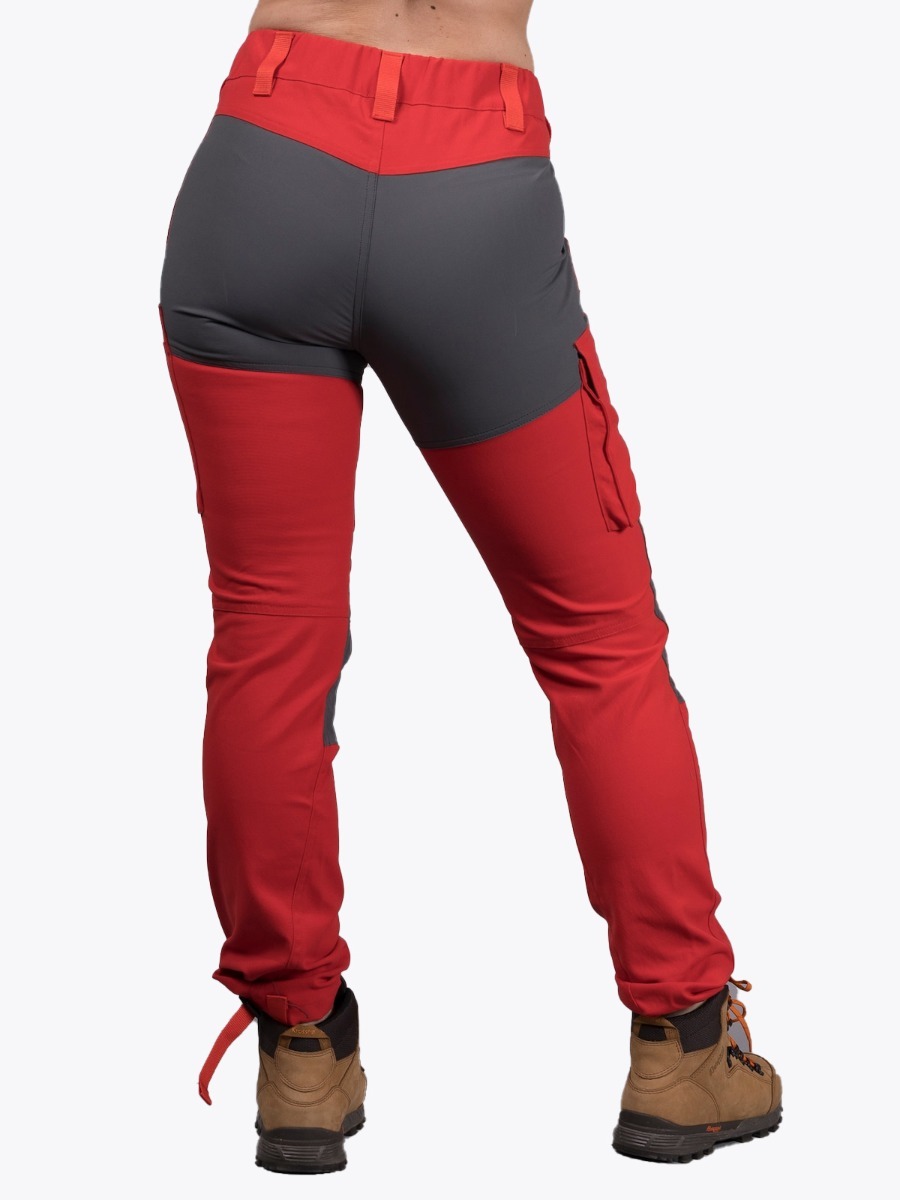 Bergans Nordmarka Hybrid Pant Red Sand / Solid Dark Grey