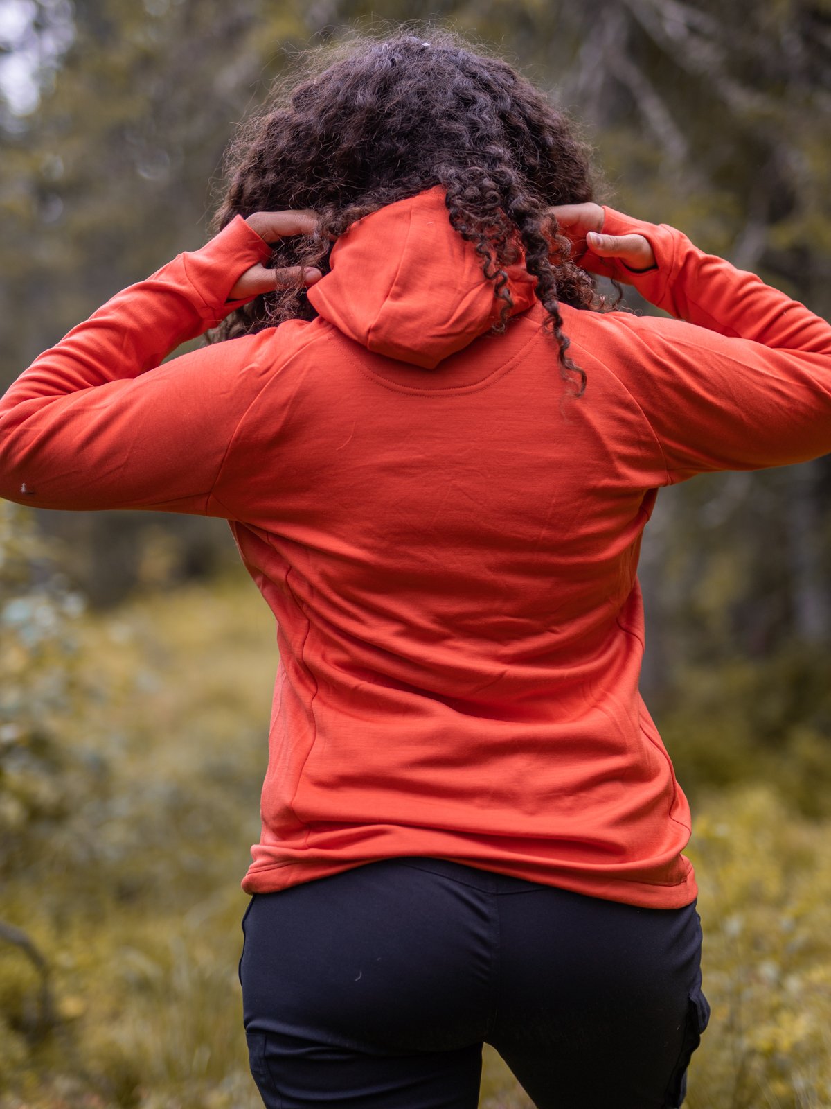 Bergans Ulstein Wool Hood Jacket Brick