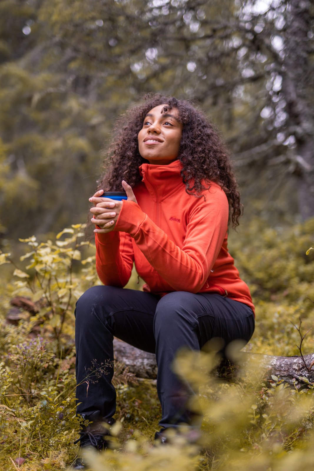 Bergans Ulstein Wool Hood Jacket Brick