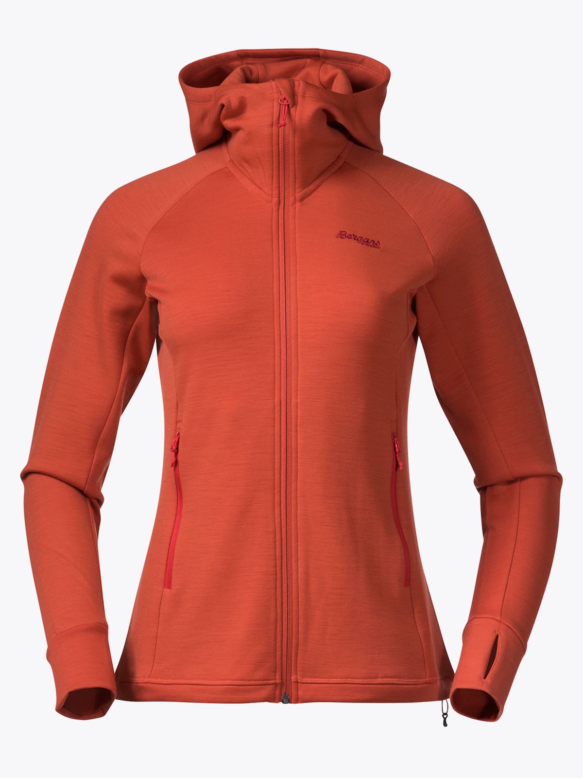 Bergans Ulstein Wool Hood Jacket Brick