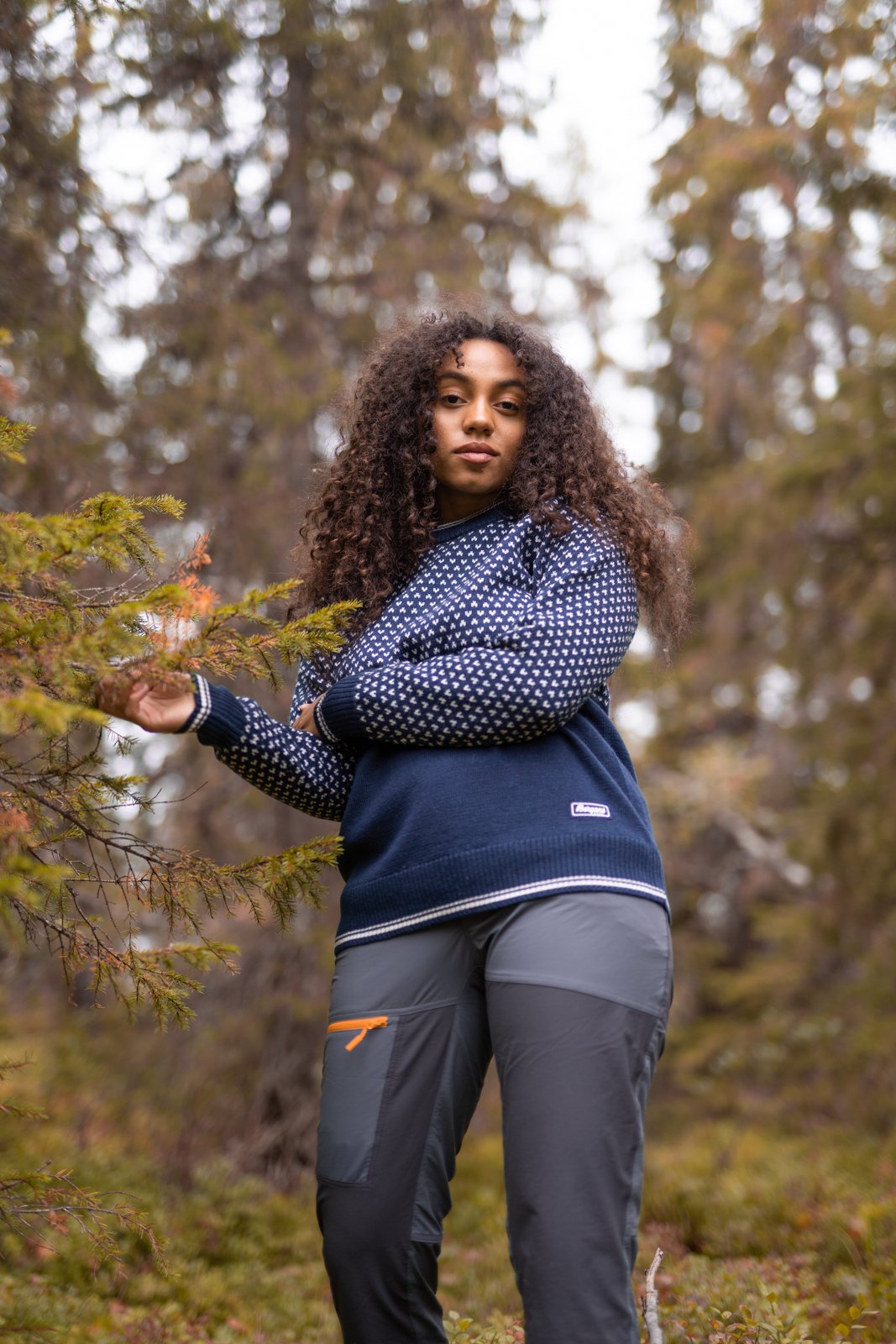 Bergans Alvdal Wool Jumper Navy / VanillaWhite