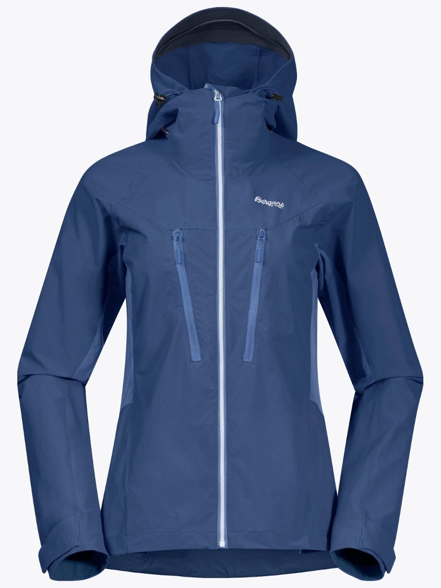 Bergans Cecilie Mountain Softshell Jacket Thunder Blue / Light Thunder Blue
