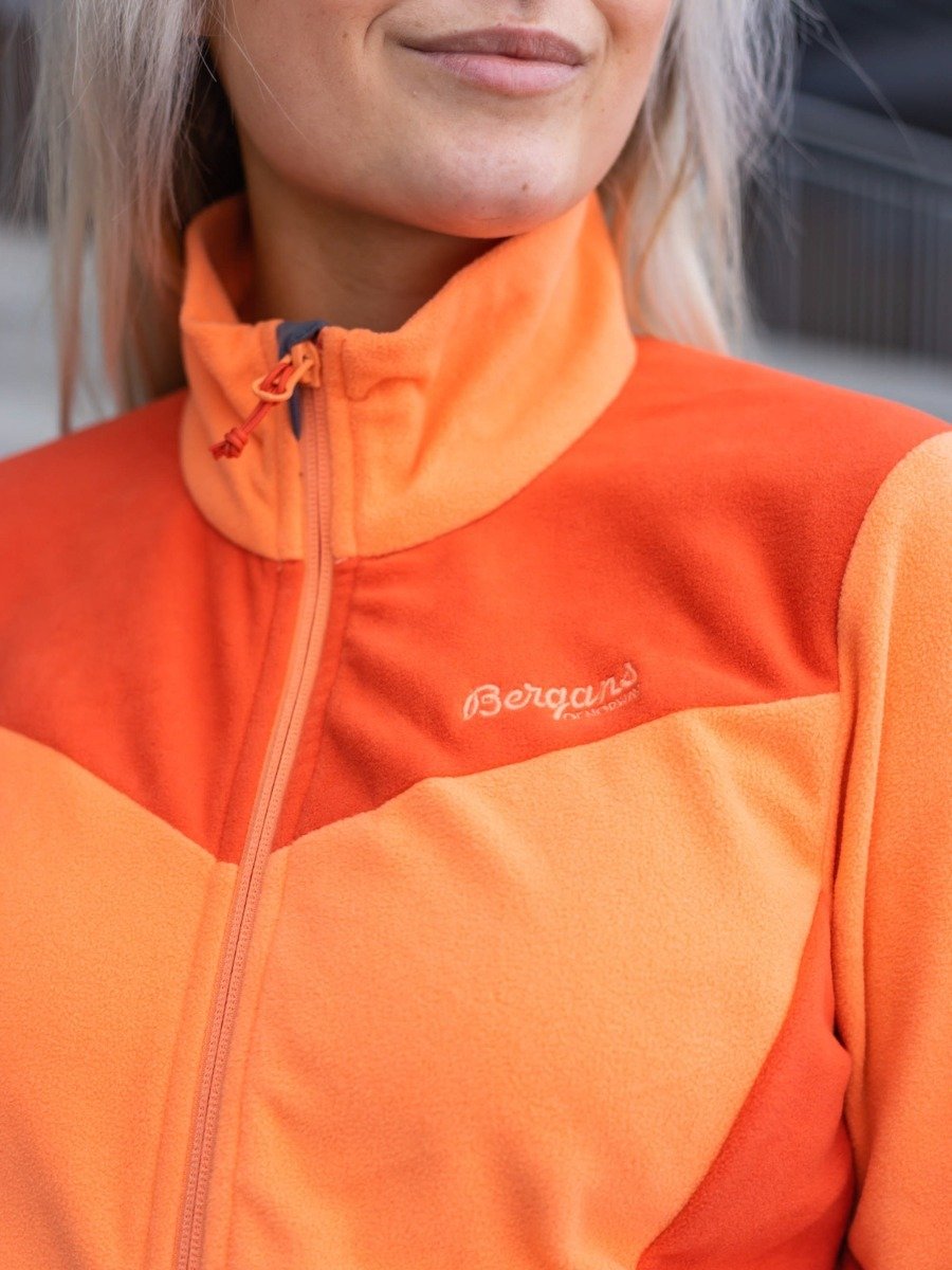Bergans Finnsnes Fleece Jacket Cantaloupe / Brick