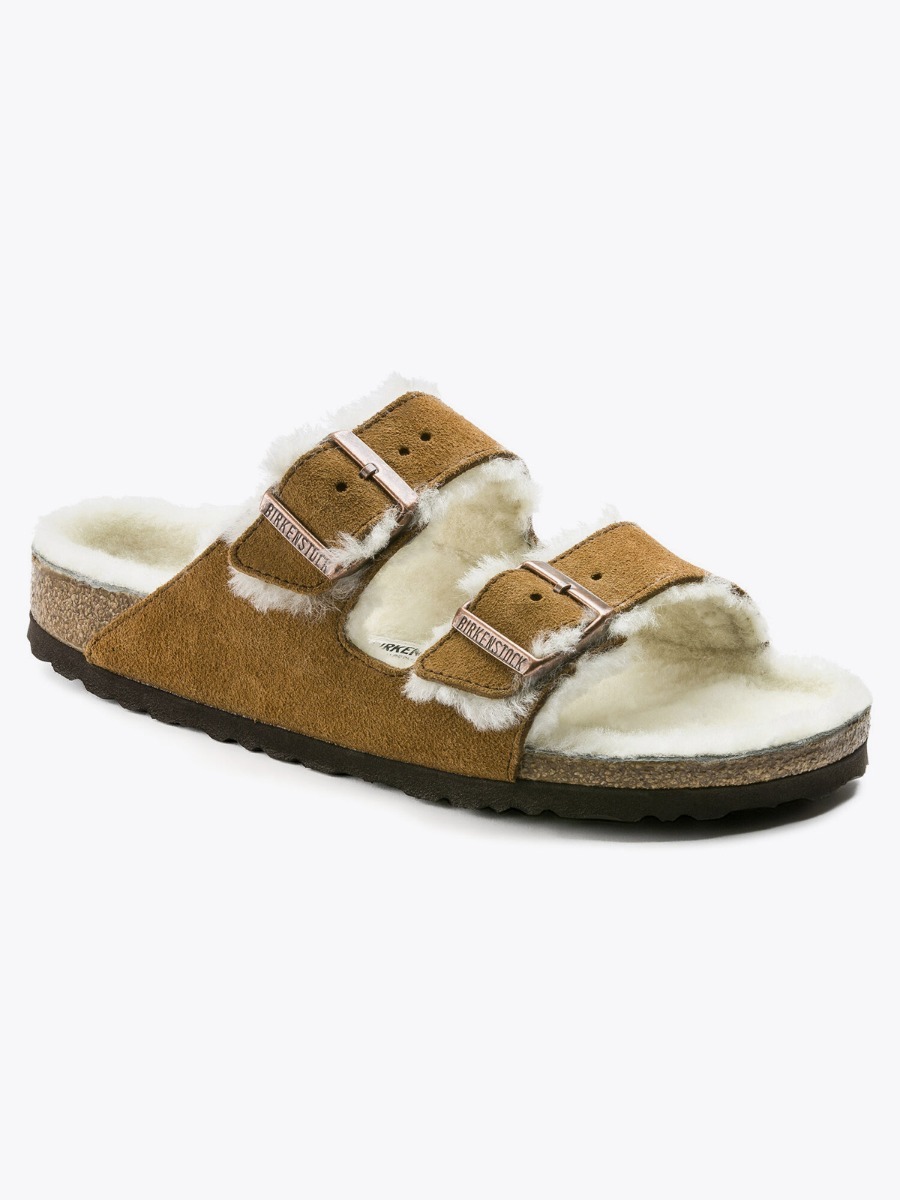 Birkenstock Arizona Fur Mink