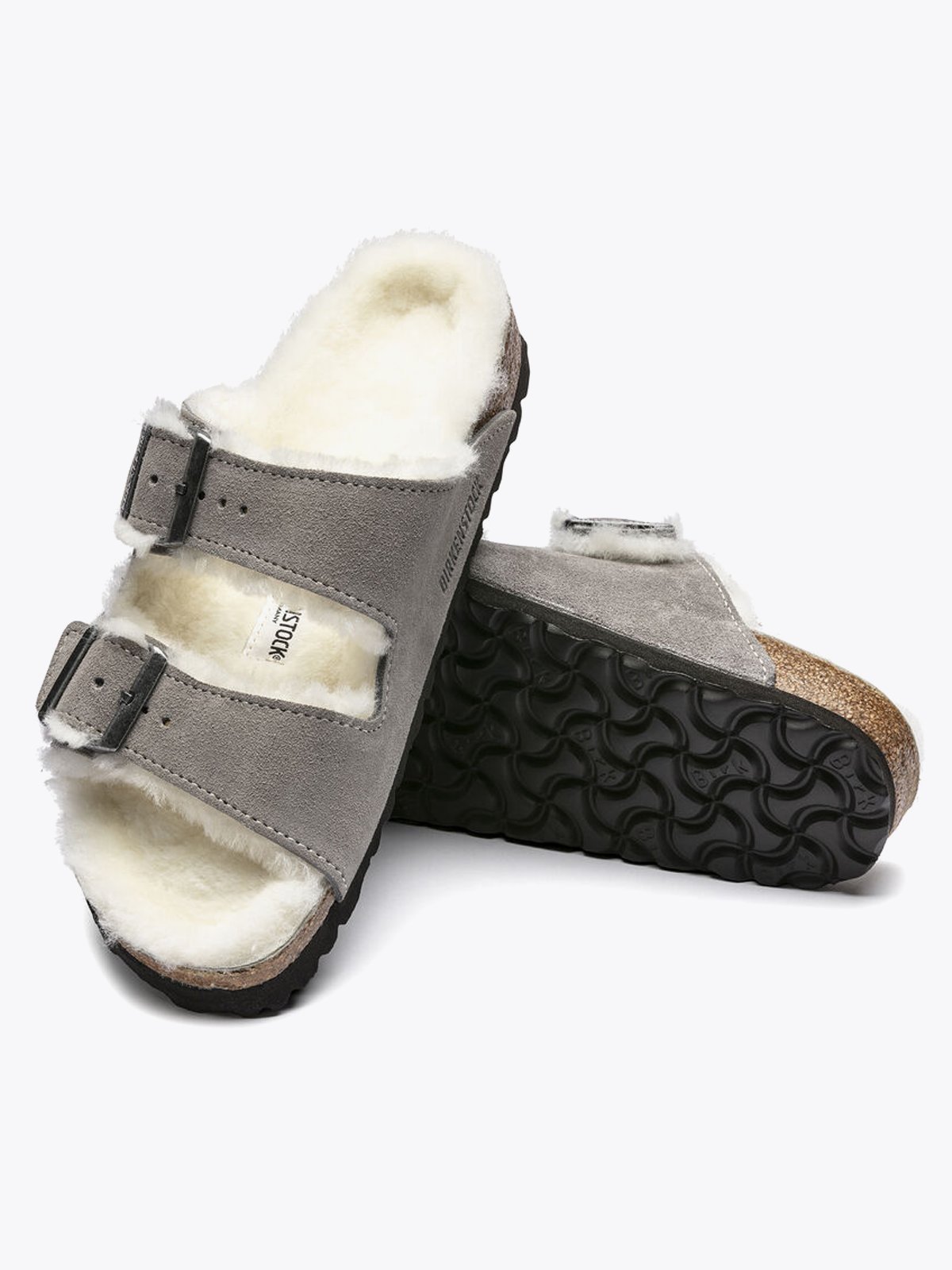 Birkenstock Arizona Fur Stone Coin