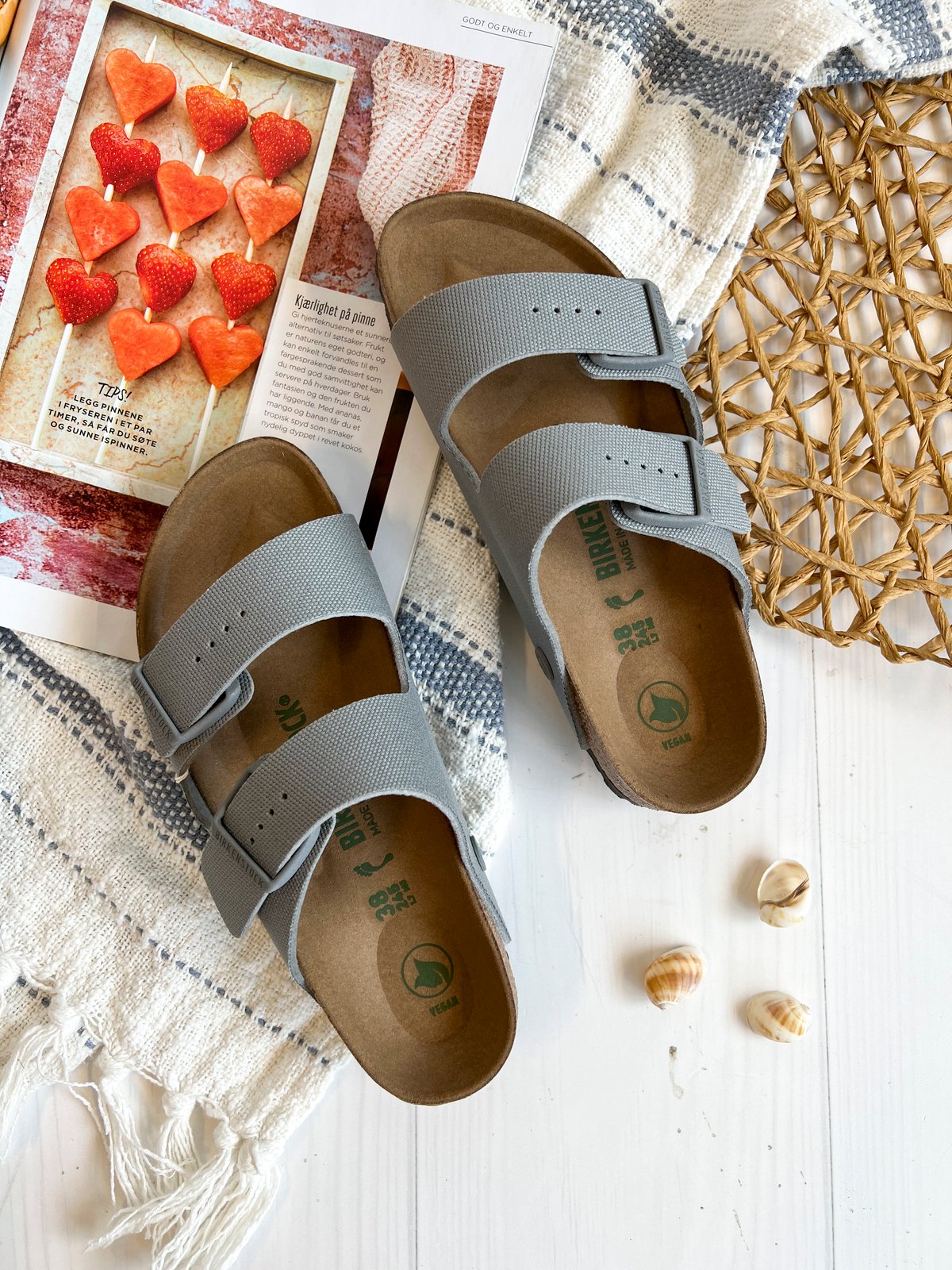 Birkenstock Arizona Tex Stone Coin