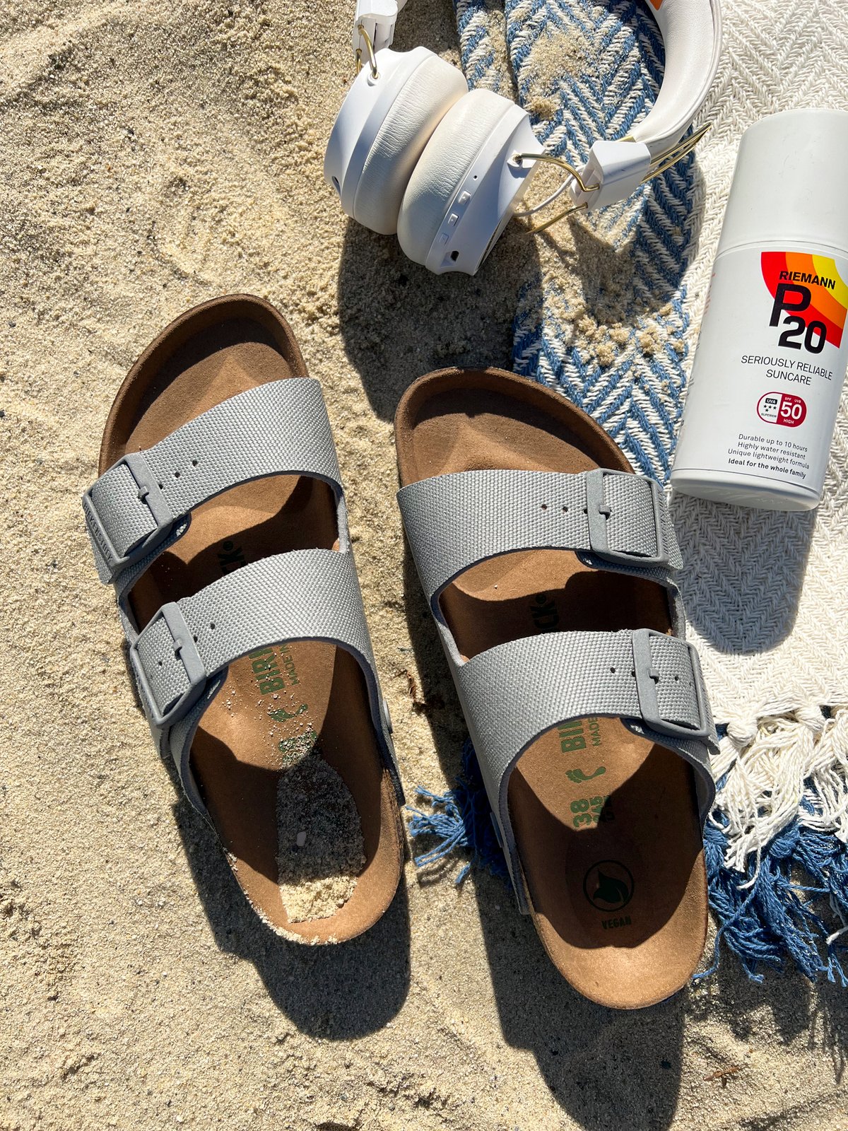 Birkenstock Arizona Tex Stone Coin