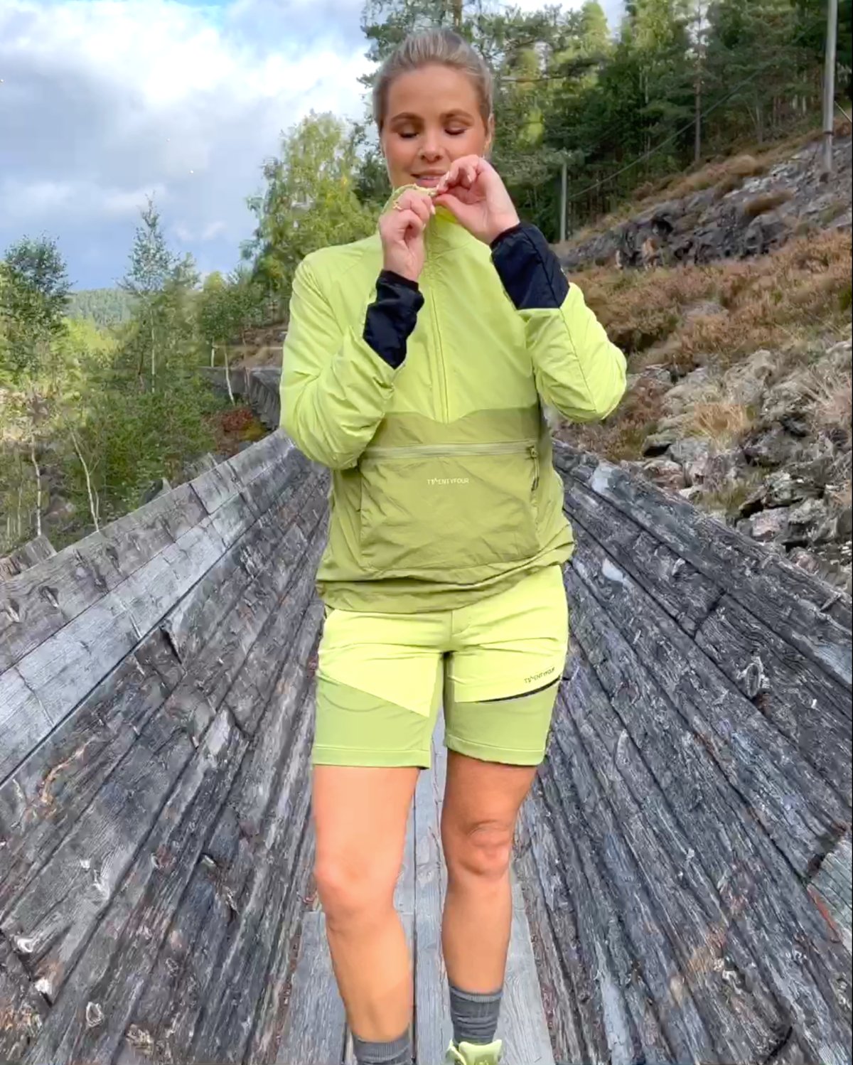 Twentyfour Flåm 2.0 Light Anorakk Lime