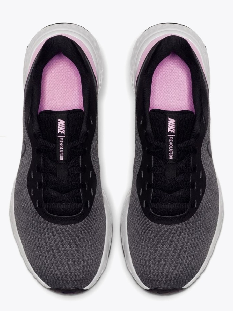 Nike Revolution 5 Black/ Psychic Pink-Dark Grey