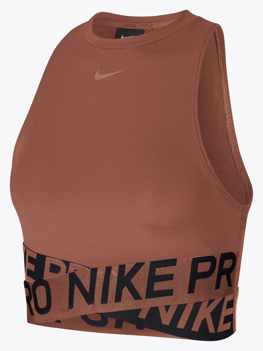 Nike Pro Intertwist 2 Crop Tank Dusty Peach
