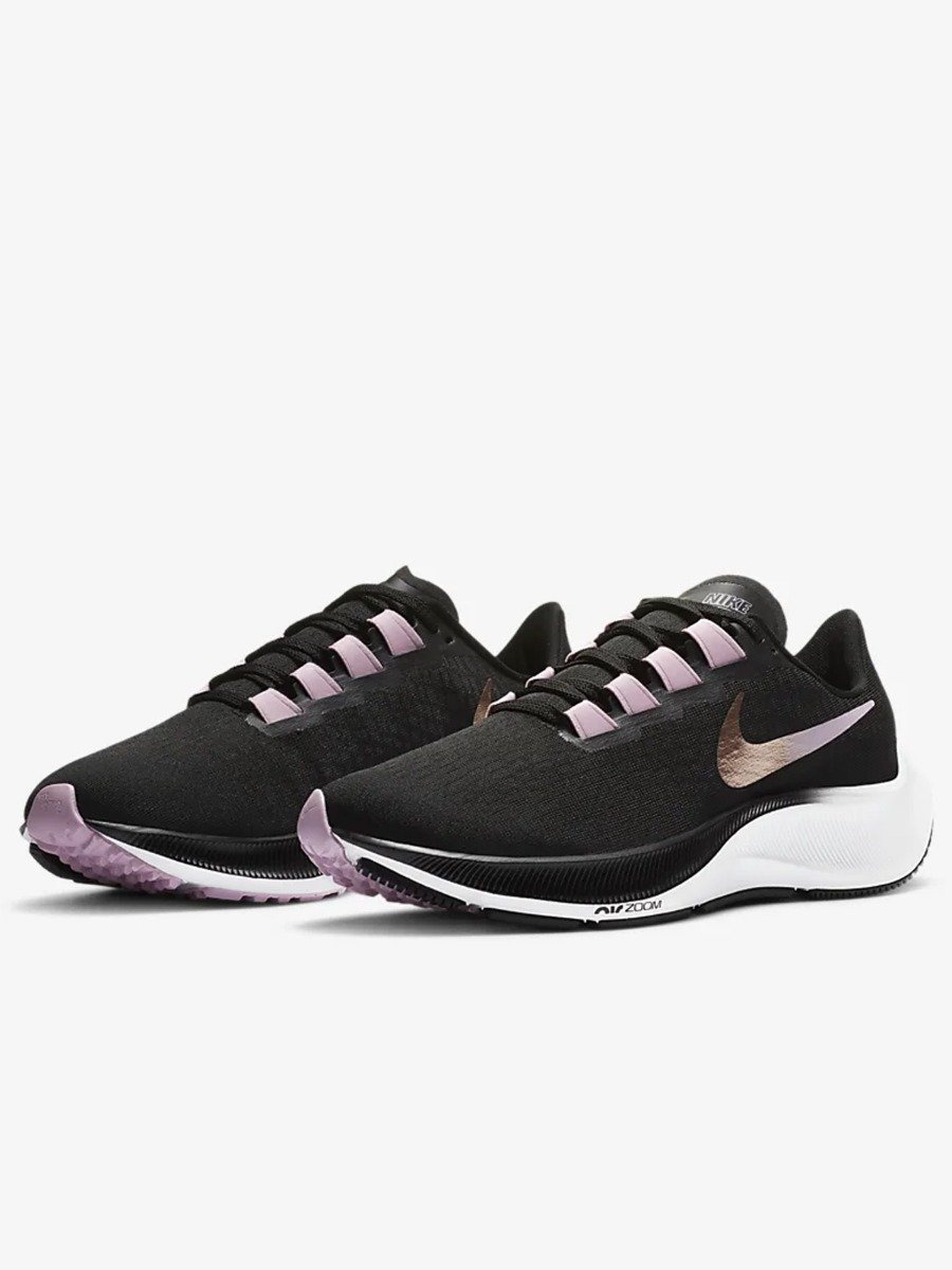 Nike Air Zoom Pegasus 37 Black/Light Arctic Pink/White/Metallic Red Bronze
