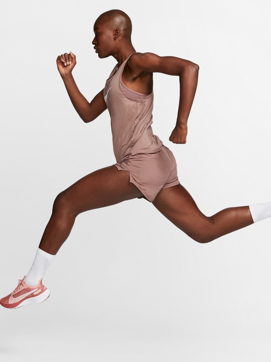 Nike Tempo Lux Short Smokey Mauve/ Reflective Silver