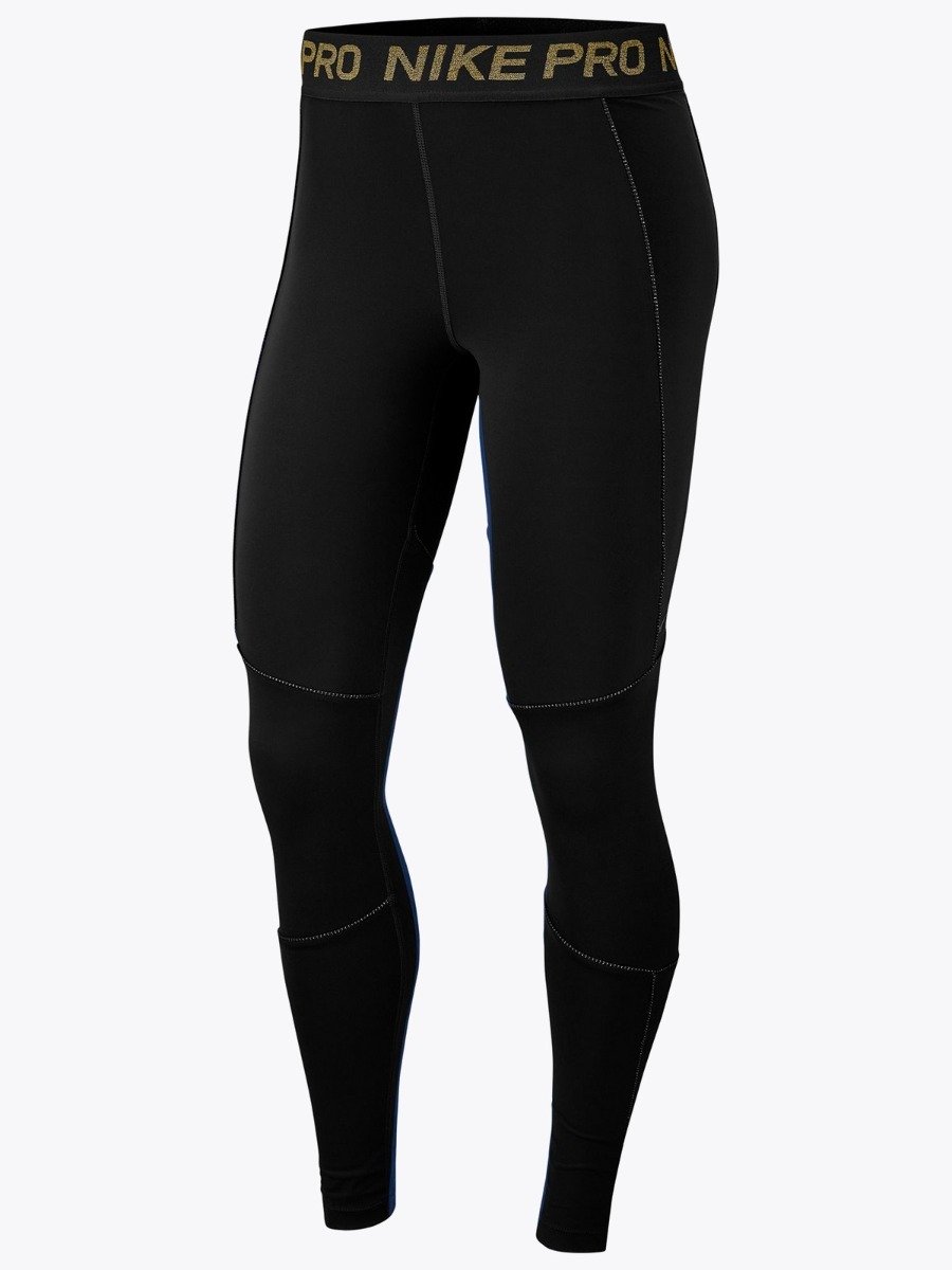 Nike Fierce 7/8 Tights Black/ Metallic Gold